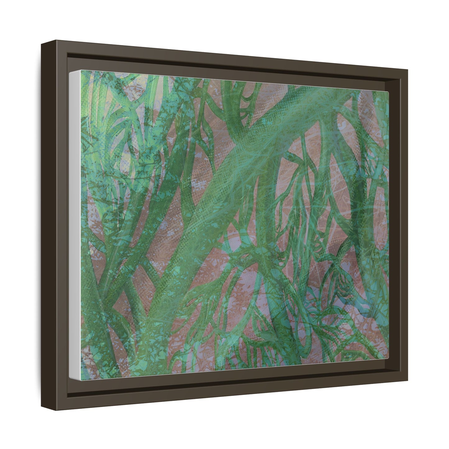 Inner Depths Framed Canvas Art