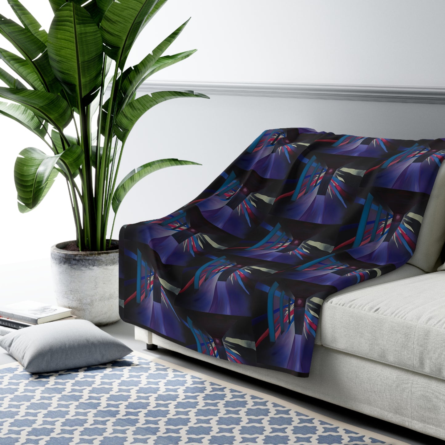 'The Corridor' by Sarah Pooley Sherpa Fleece Blanket