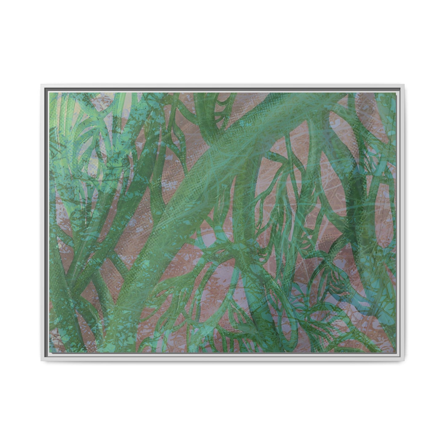 Inner Depths Framed Canvas Art