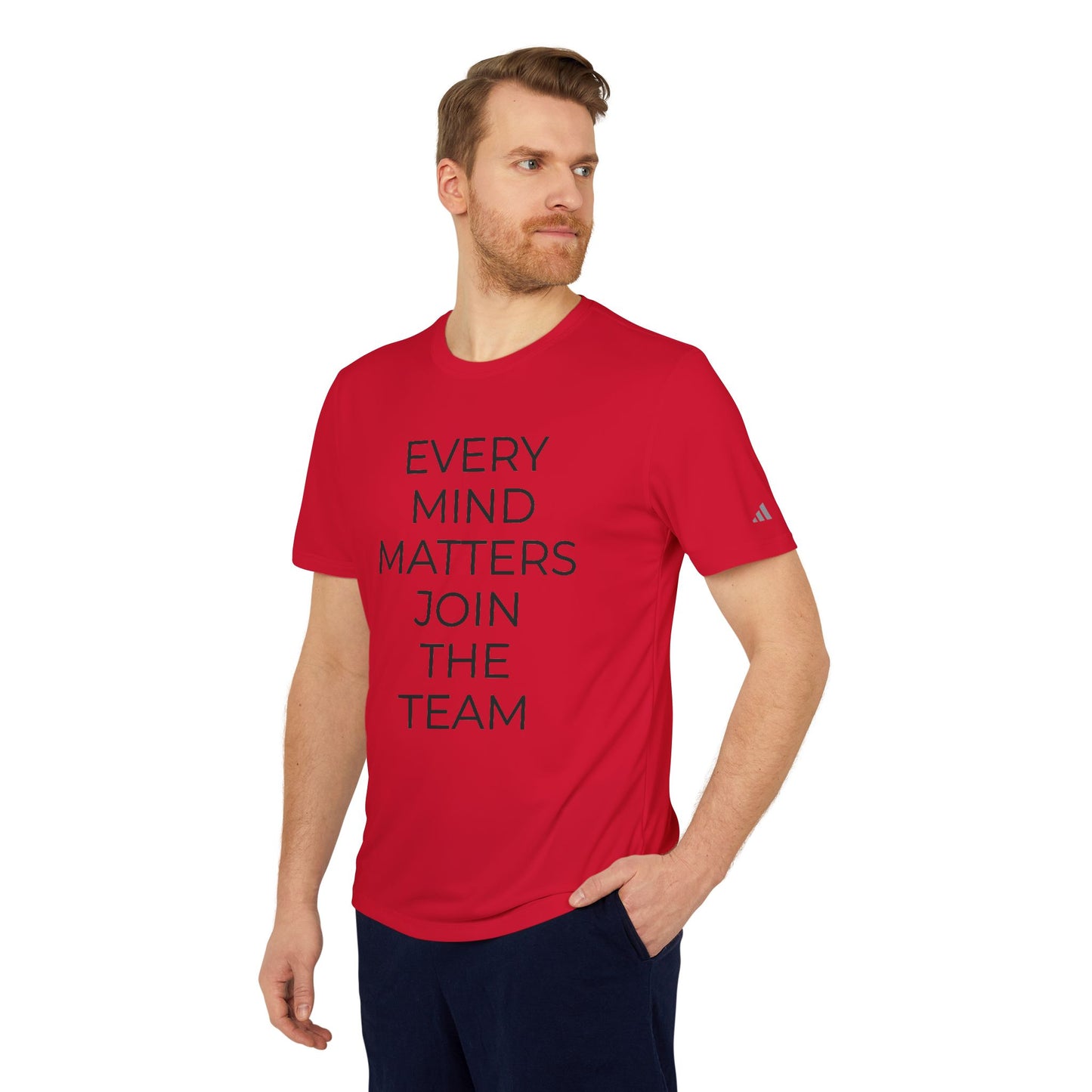 Adidas x Neurodivergent Synergy Unisex Sport T-Shirt EVERY MIND MATTERS JOIN THE TEAM