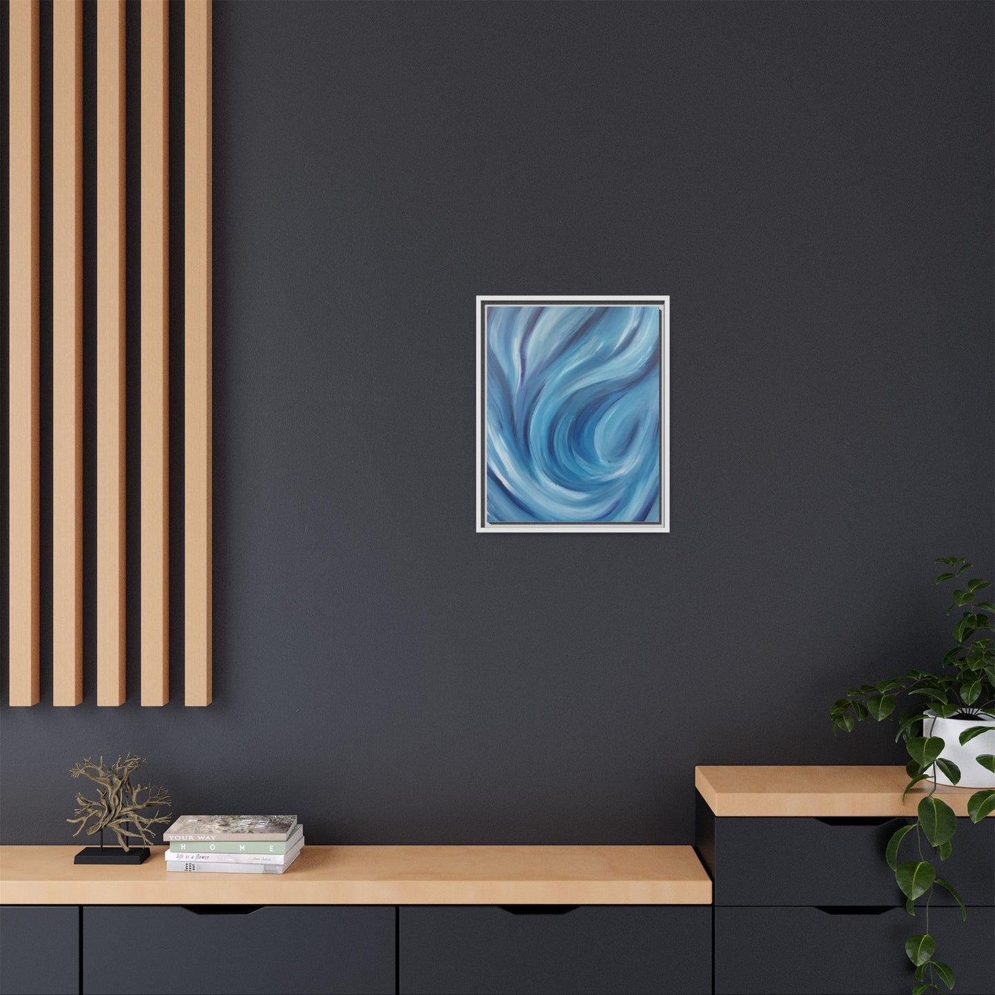 Intrinsic Reflection Framed Canvas Art