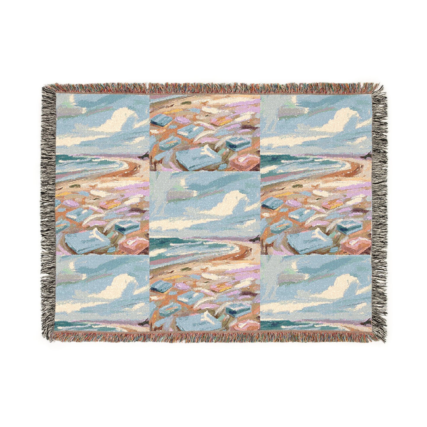 The Beach 100% Cotton Cozy Blanket