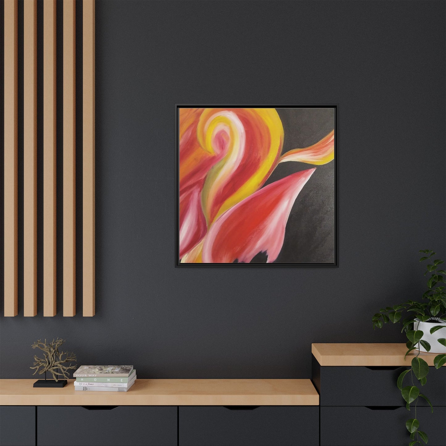 'A Autistic Phoenix' Framed Canvas Art