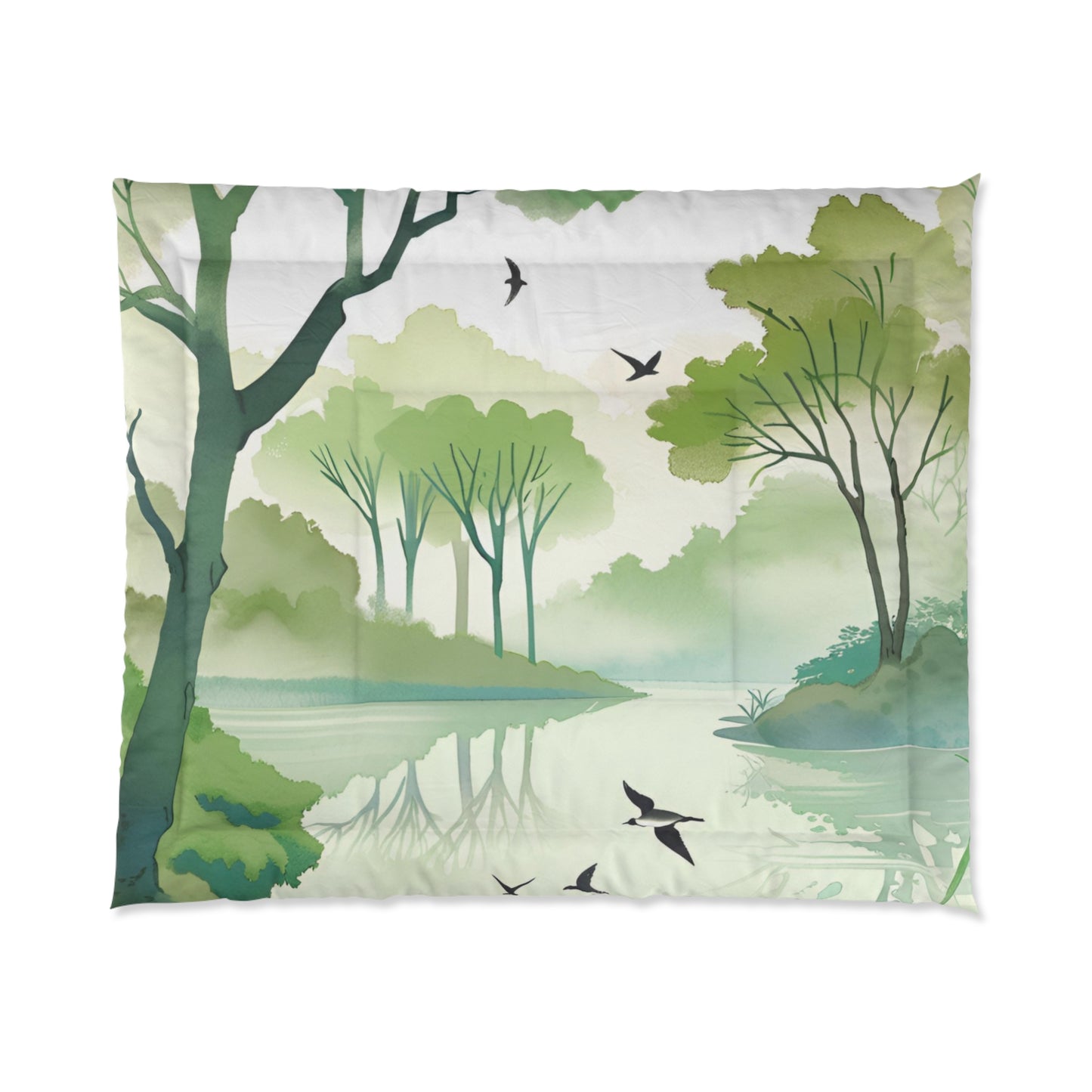 Tree Lake Comforter