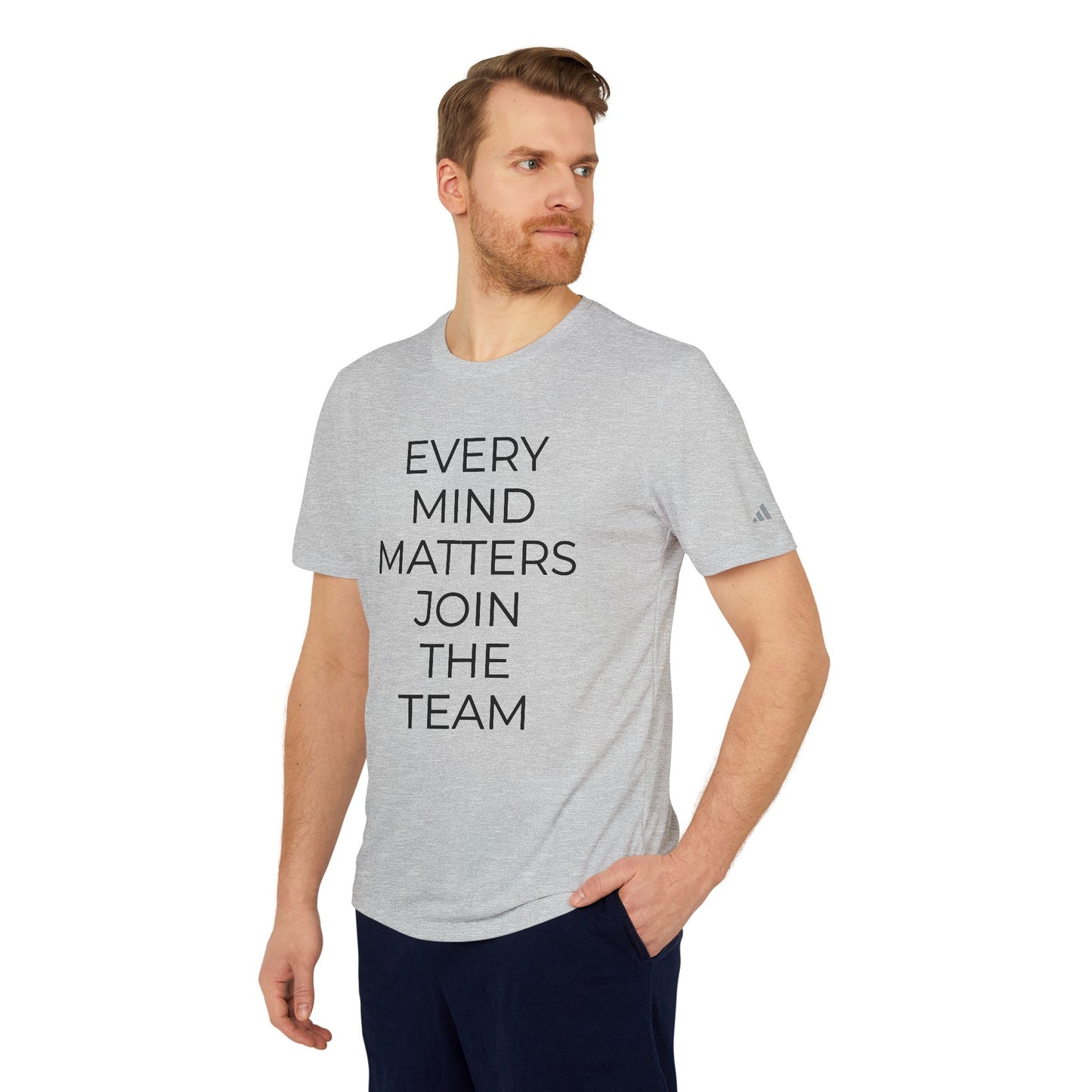 Adidas x Neurodivergent Synergy Unisex Sport T-Shirt EVERY MIND MATTERS JOIN THE TEAM
