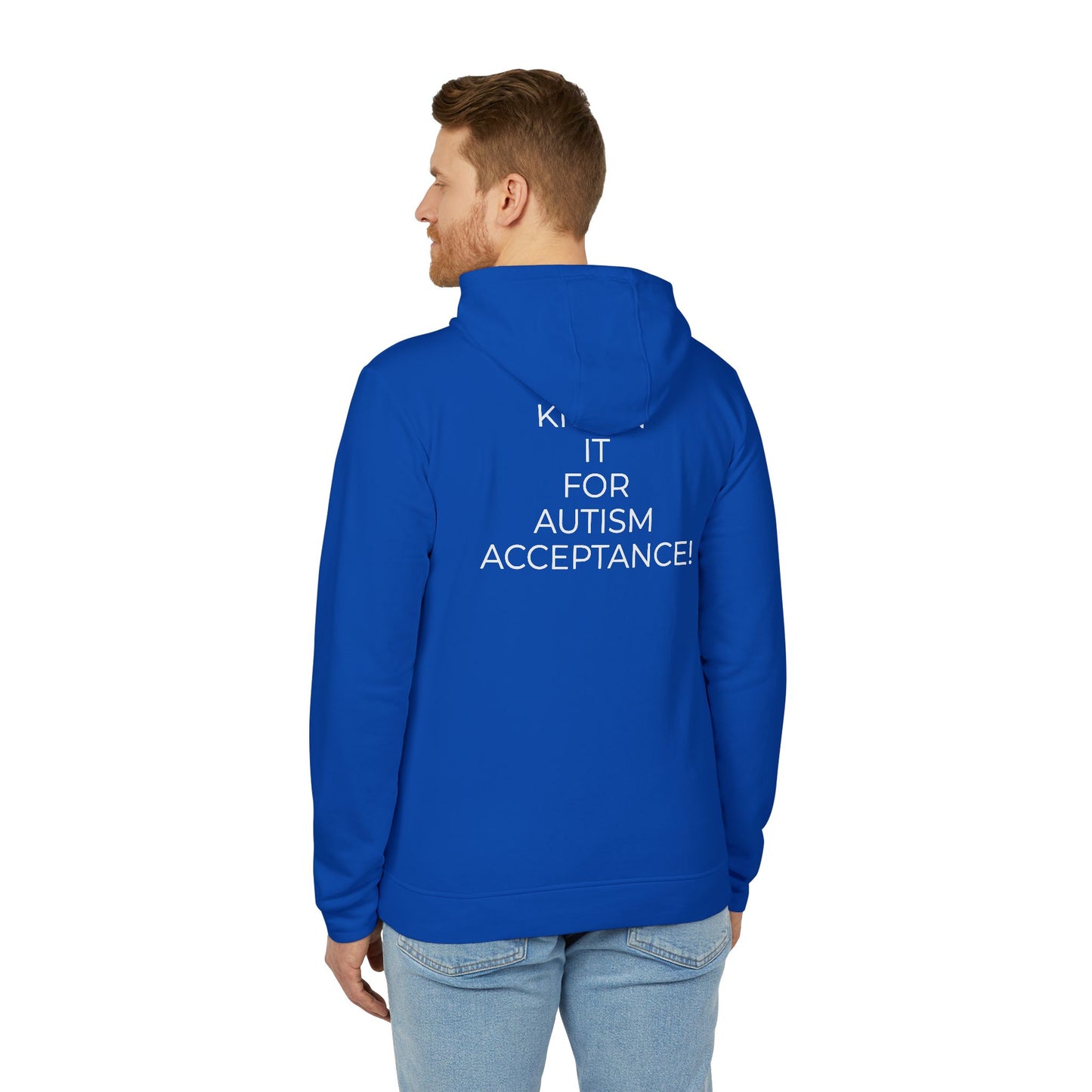 Adidas x Neurodivergent Synergy Unisex Fleece Hoodie - KICKIN’ IT FOR AUTISM ACCEPTANCE!