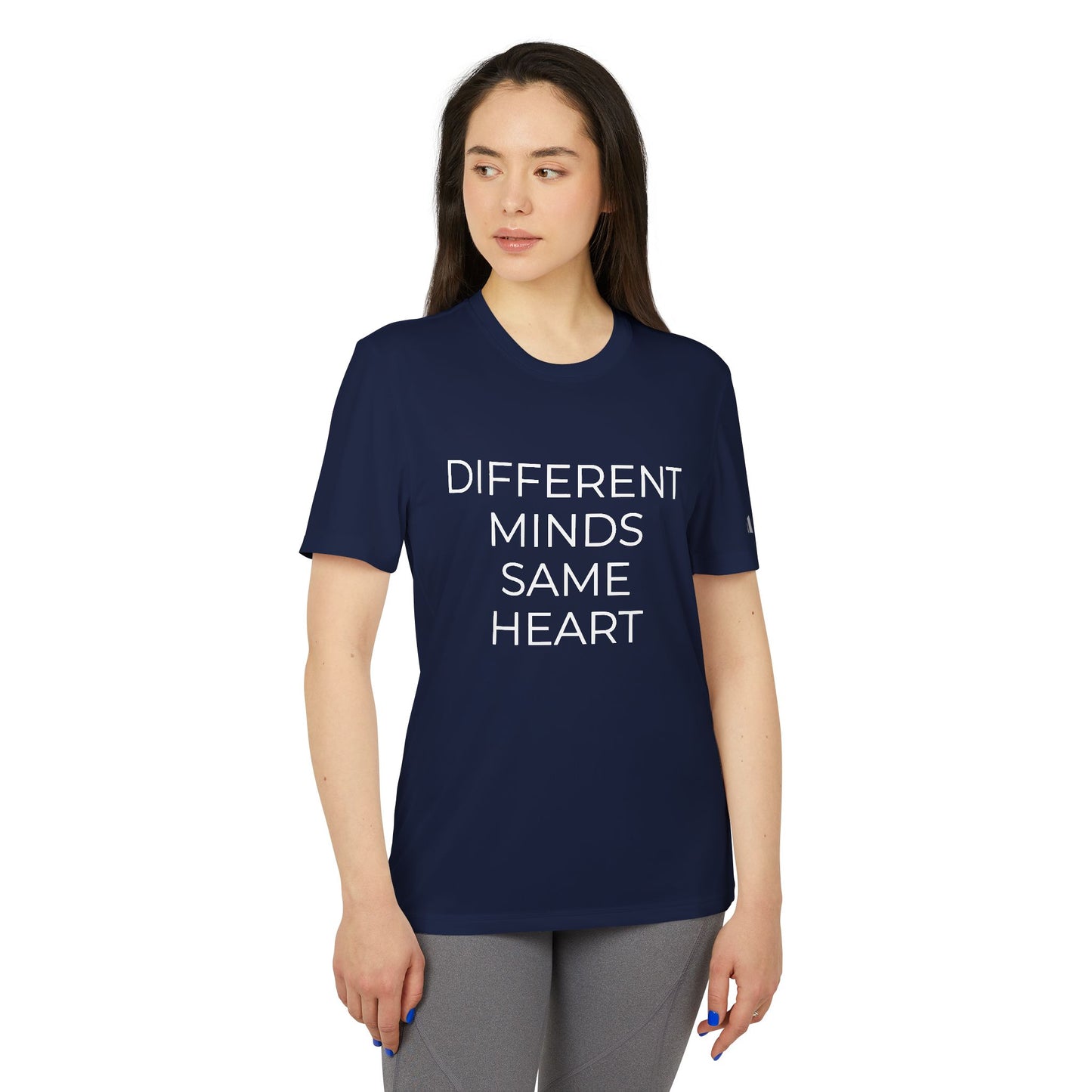 Adidas x Neurodivergent Synergy Unisex Sport T-Shirt DIFFERENT MINDS SAME HEART