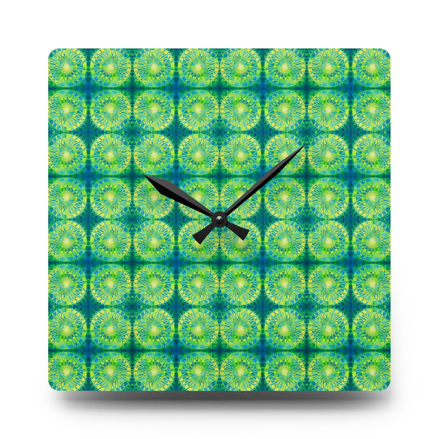 Safety Net Circles by Uta Feinstein Wall Clock