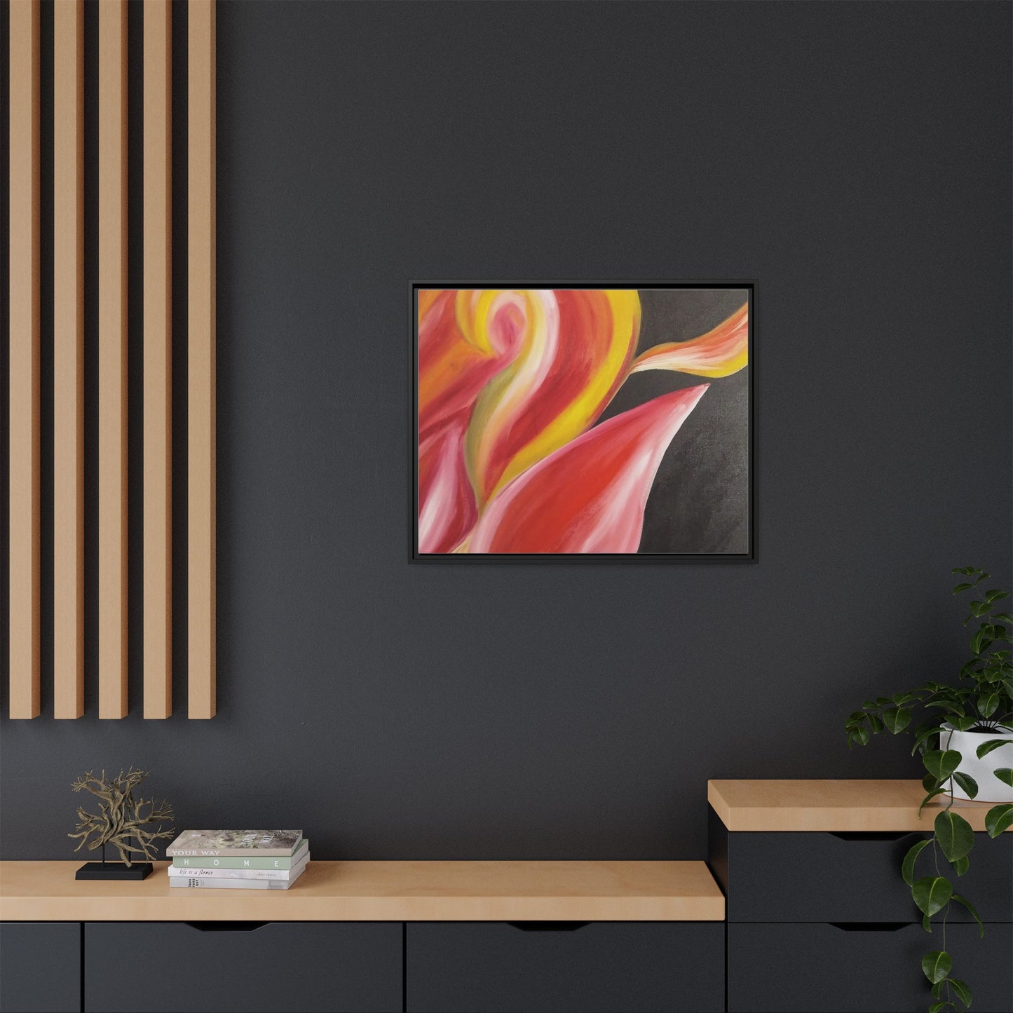 'A Autistic Phoenix' Framed Canvas Art