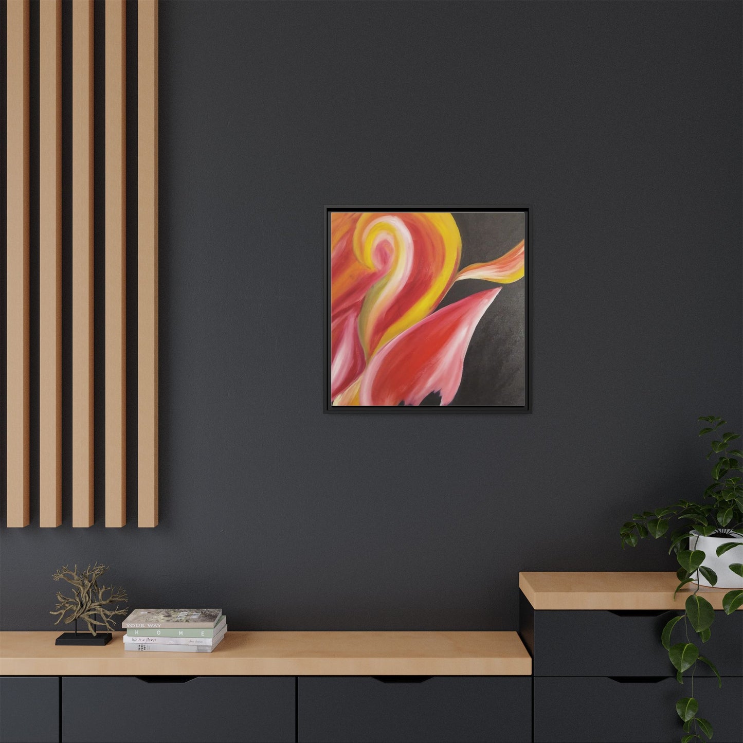 'A Autistic Phoenix' Framed Canvas Art