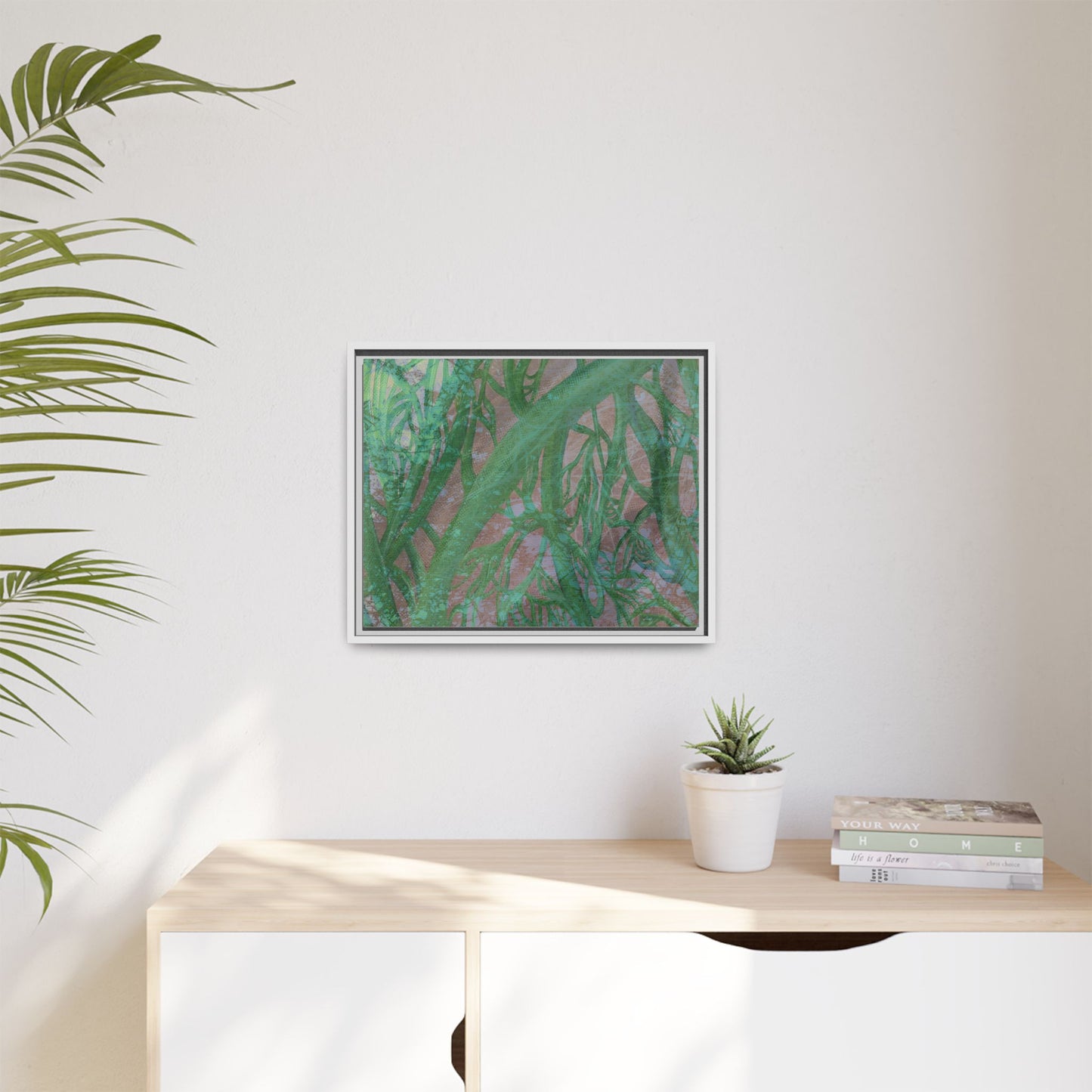Inner Depths Framed Canvas Art