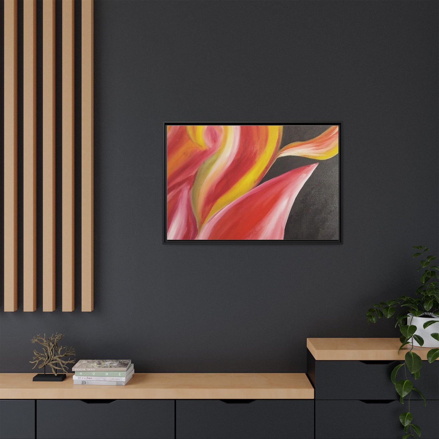 'A Autistic Phoenix' Framed Canvas Art