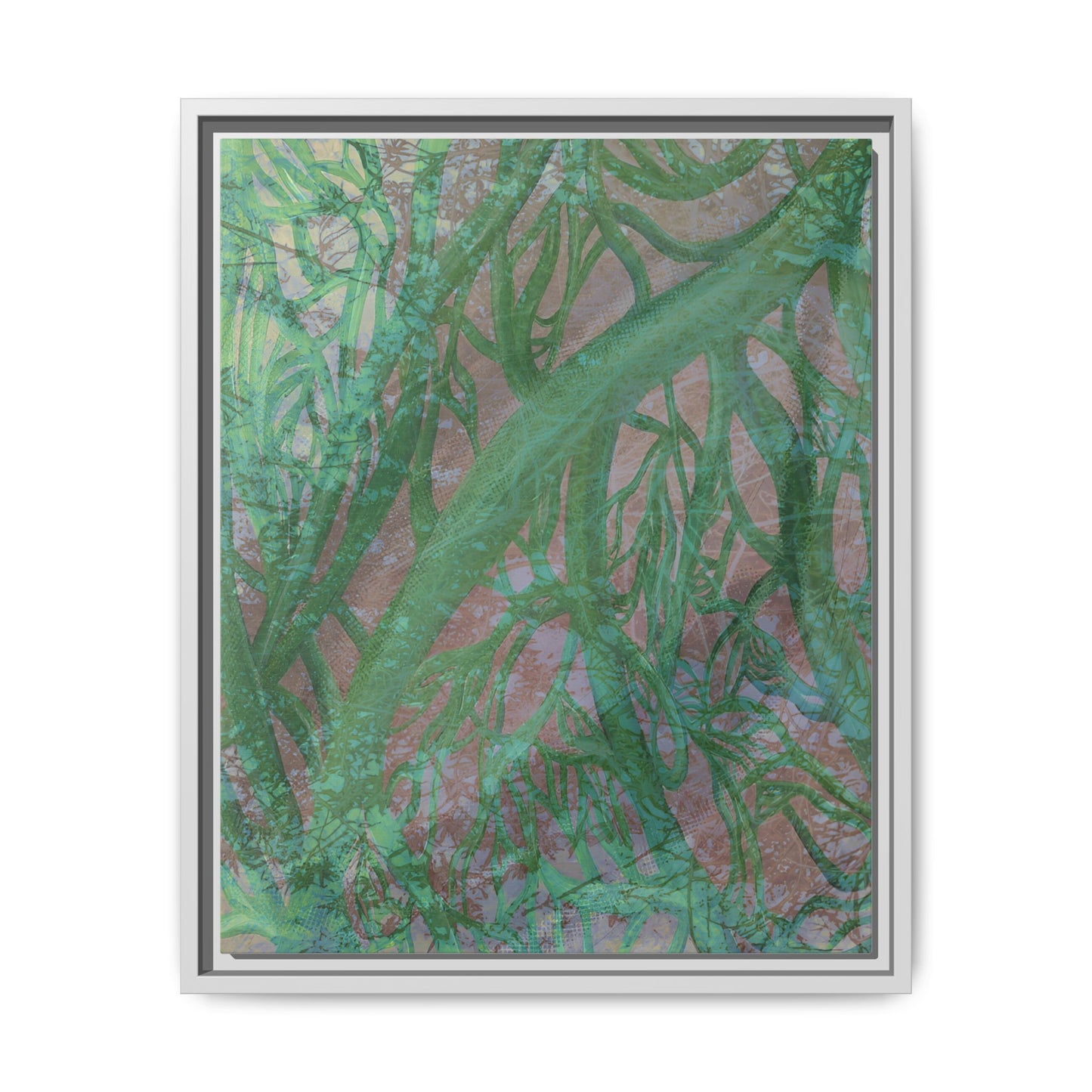 Inner Depths Framed Canvas Art