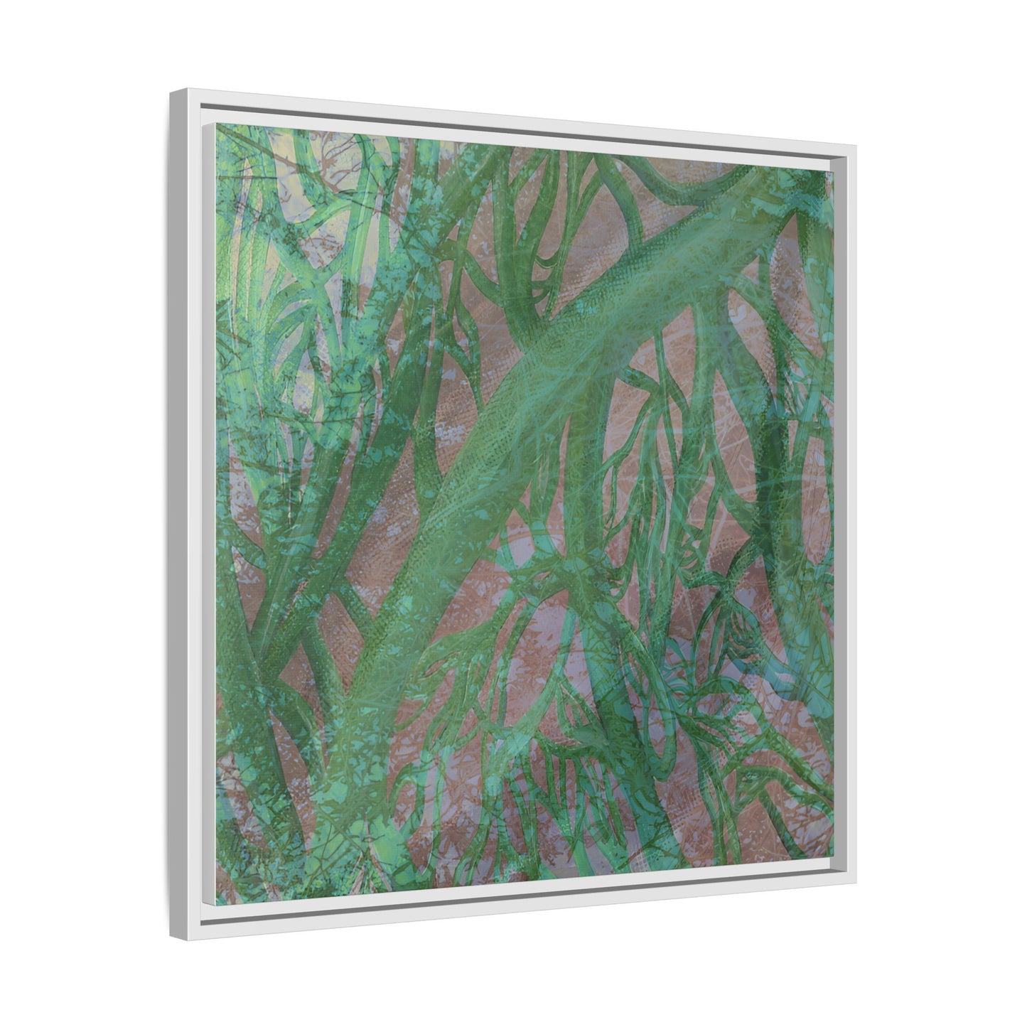 Inner Depths Framed Canvas Art