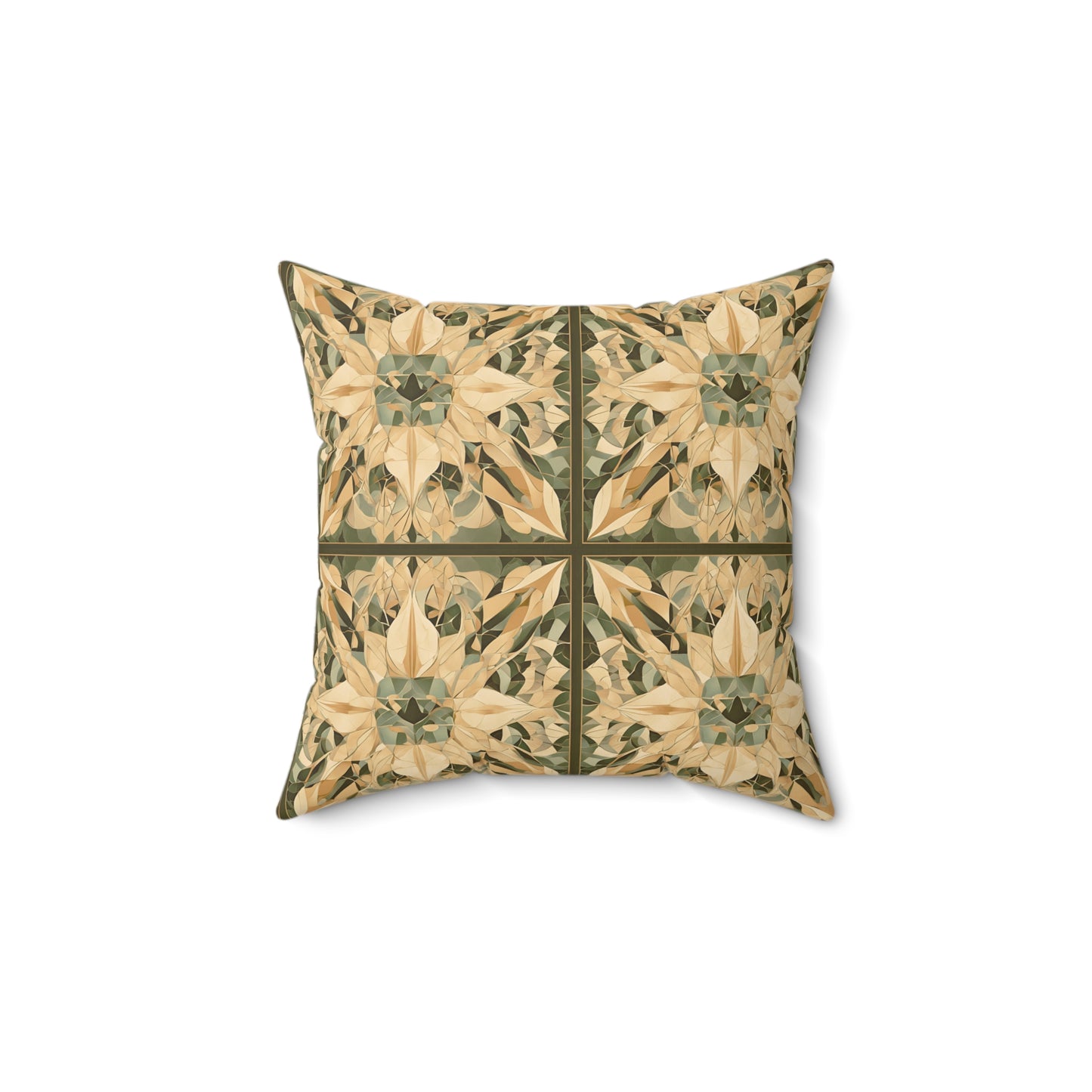 Eclectic Faux Suede Square Pillow