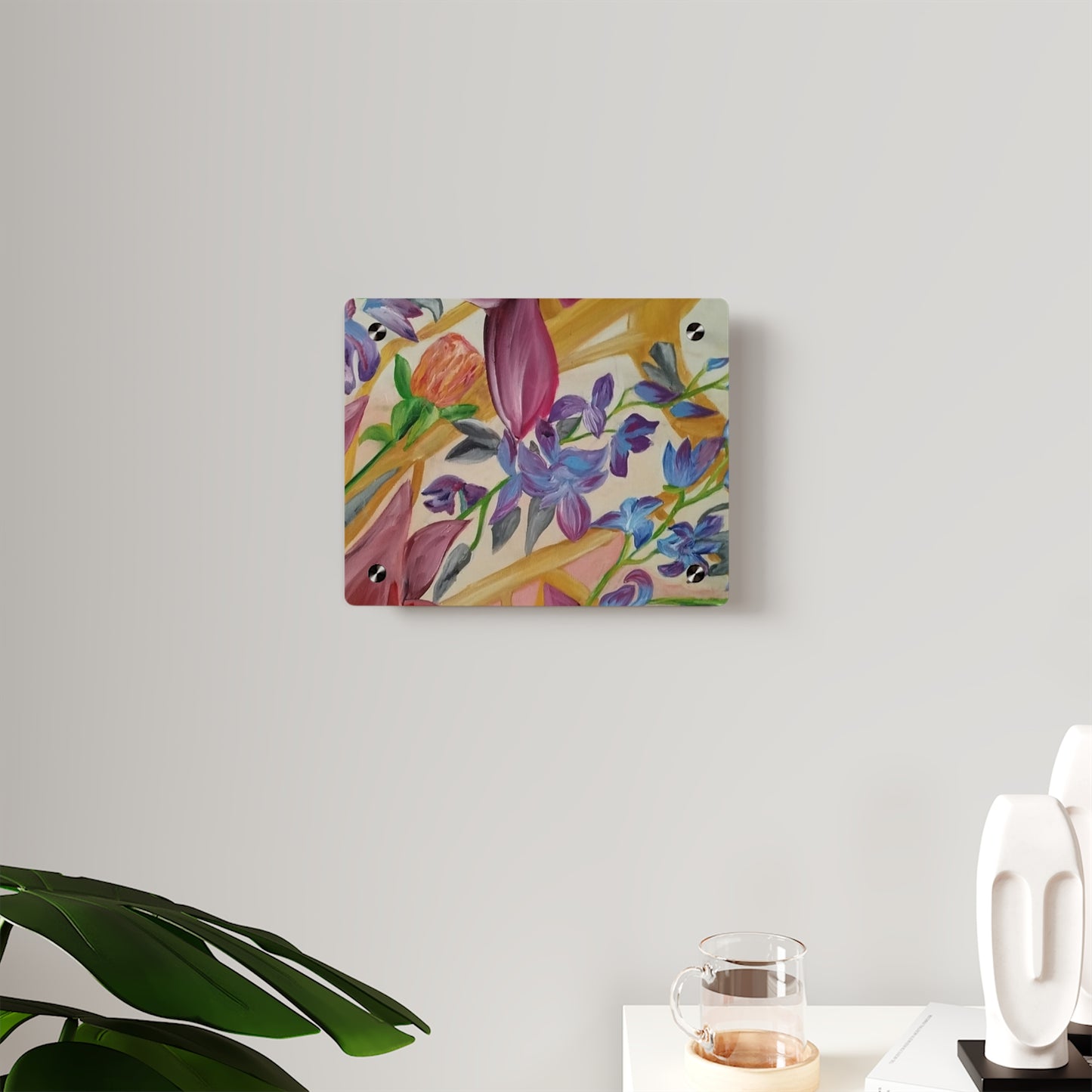 'A Dream of Flowers' Acrylic Wall Art Panels