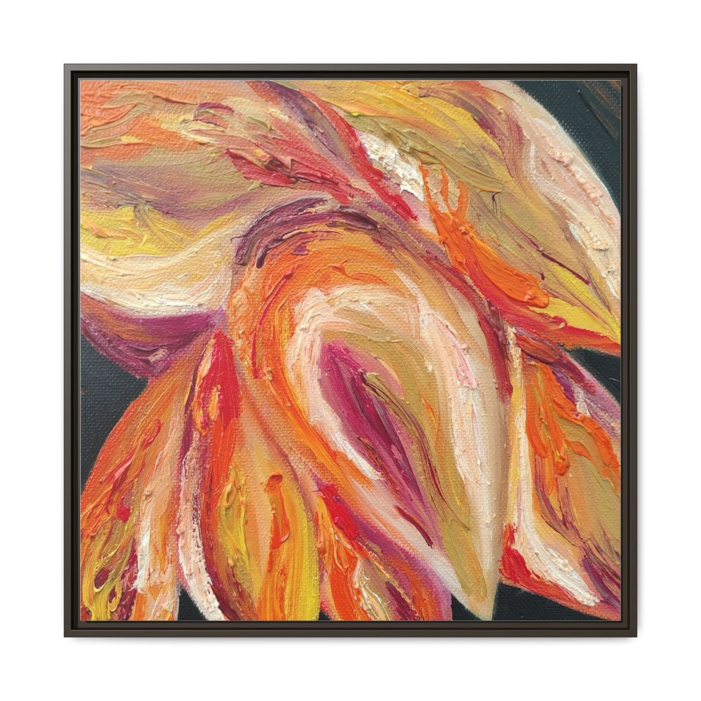 Dramatic Awakening Framed Canvas Art