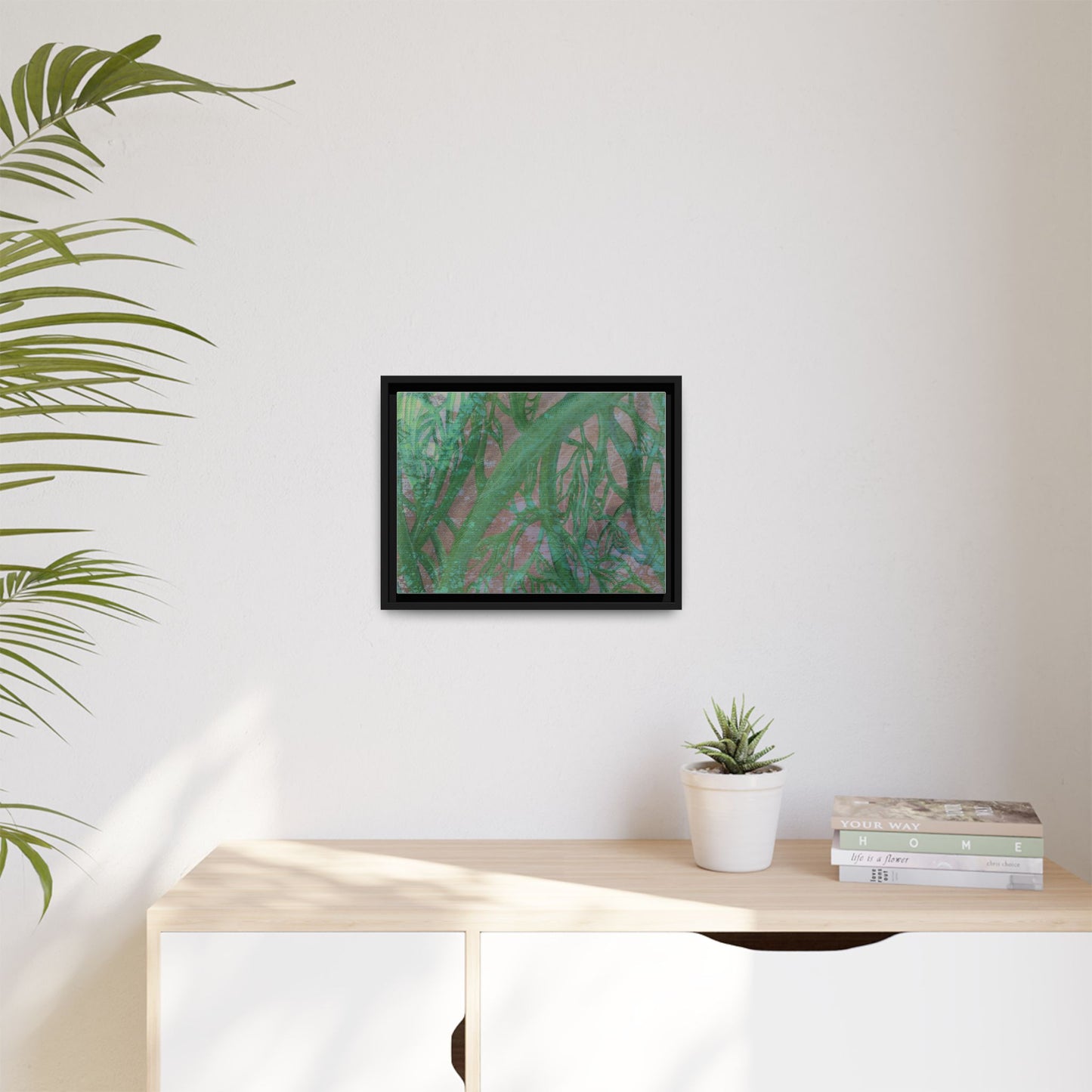 Inner Depths Framed Canvas Art