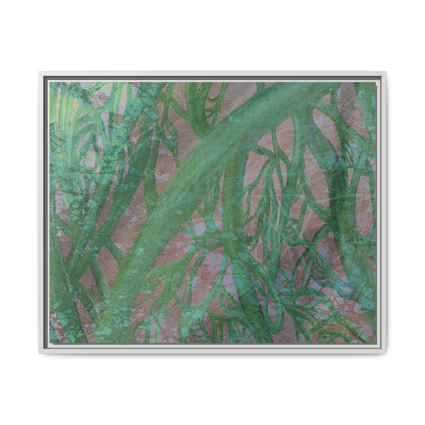 Inner Depths Framed Canvas Art