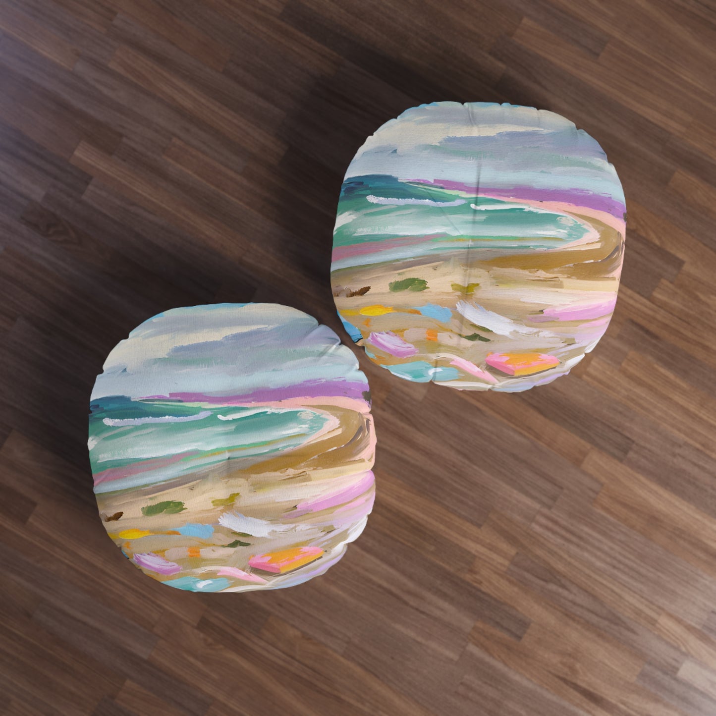 The Beach Tufted Floor Pillow