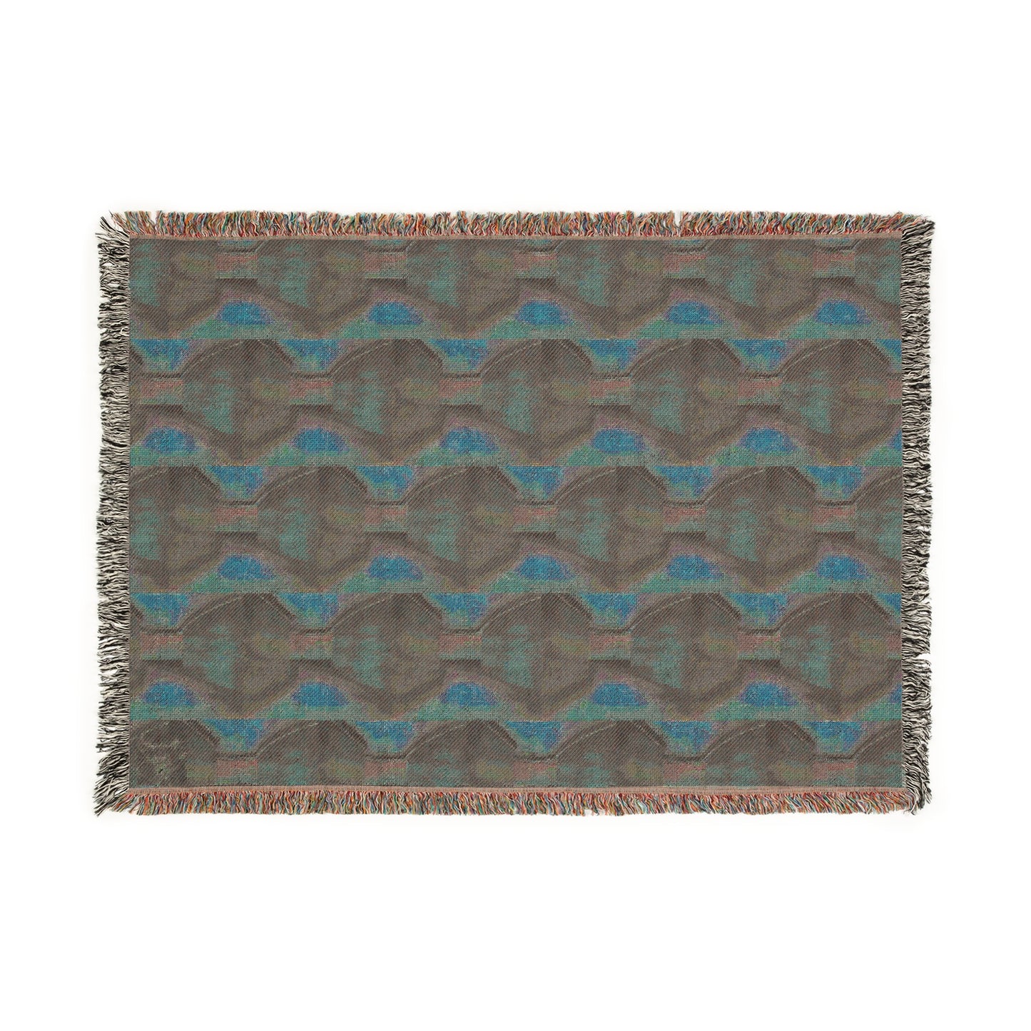 'Around The Corner' by Sarah Pooley 100% Cotton Cozy Blanket