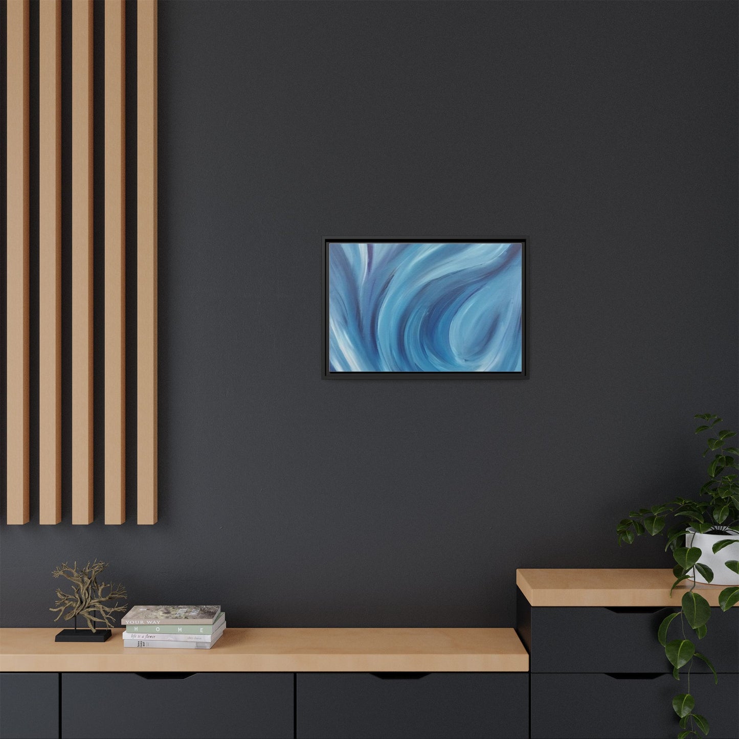 Intrinsic Reflection Framed Canvas Art