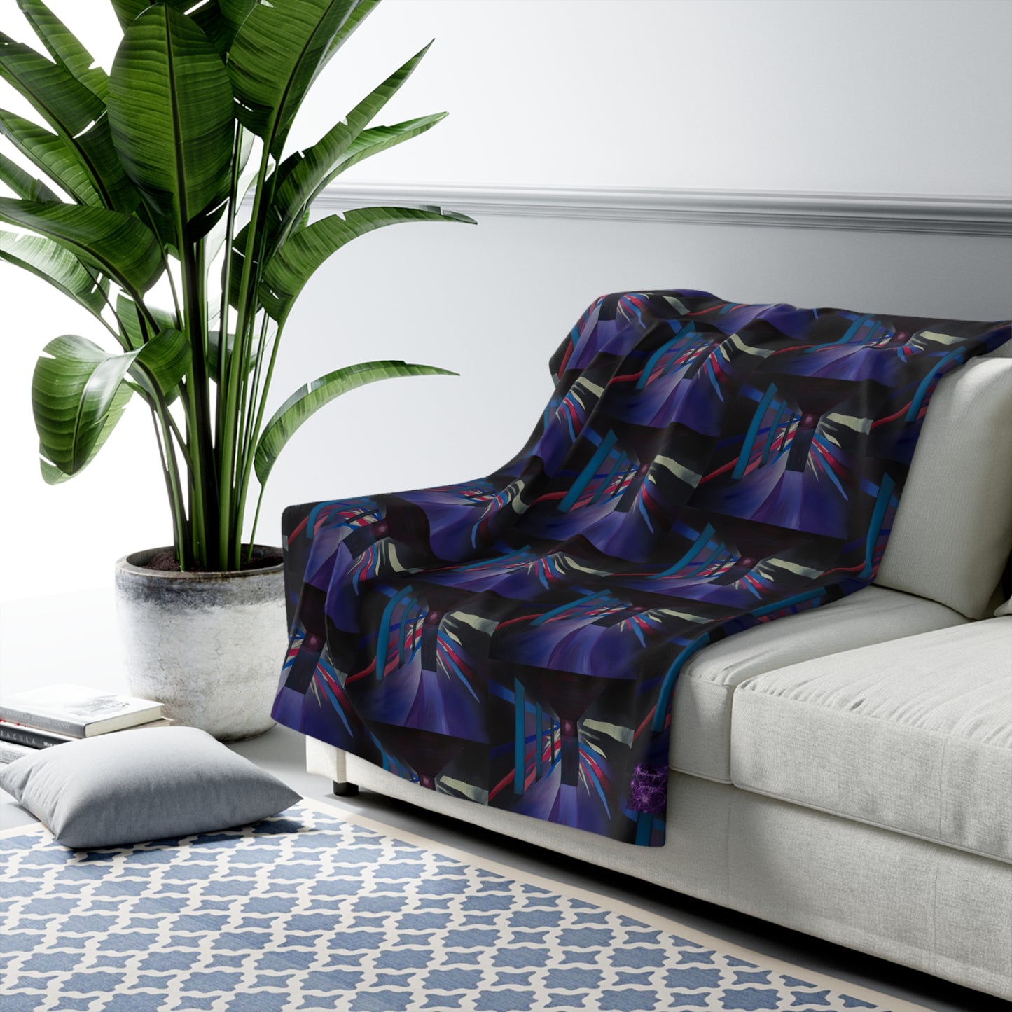 'The Corridor' by Sarah Pooley Sherpa Fleece Blanket