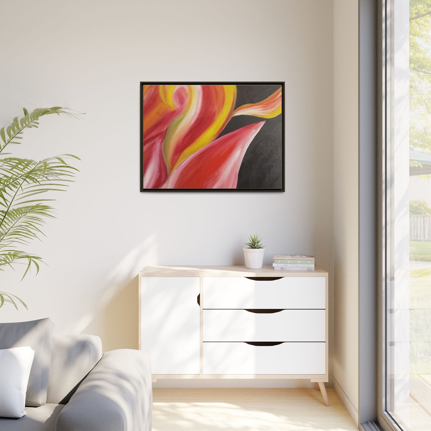 'A Autistic Phoenix' Framed Canvas Art