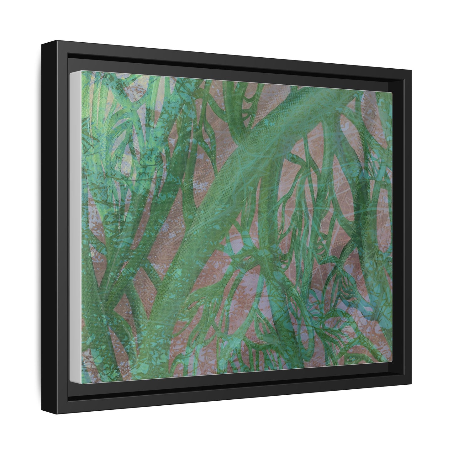Inner Depths Framed Canvas Art
