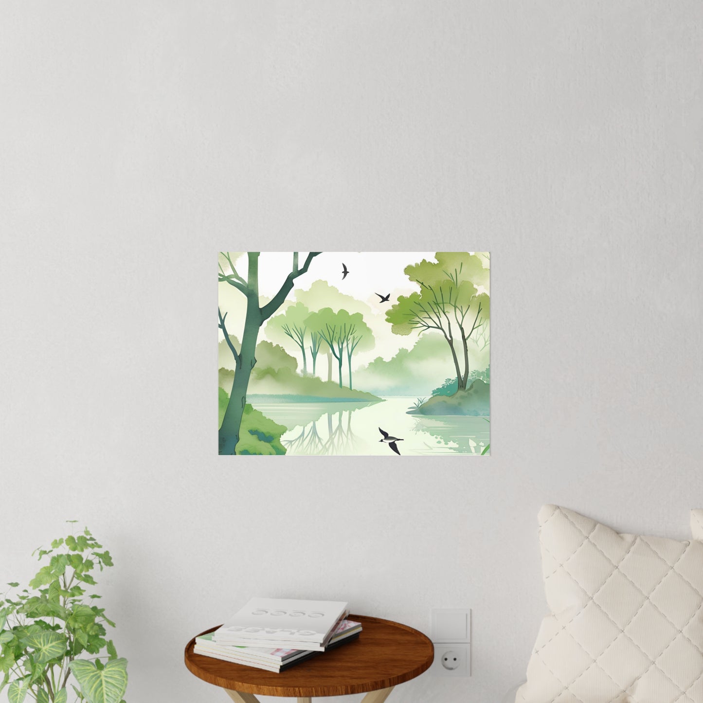 Tree Lake Wall Decals
