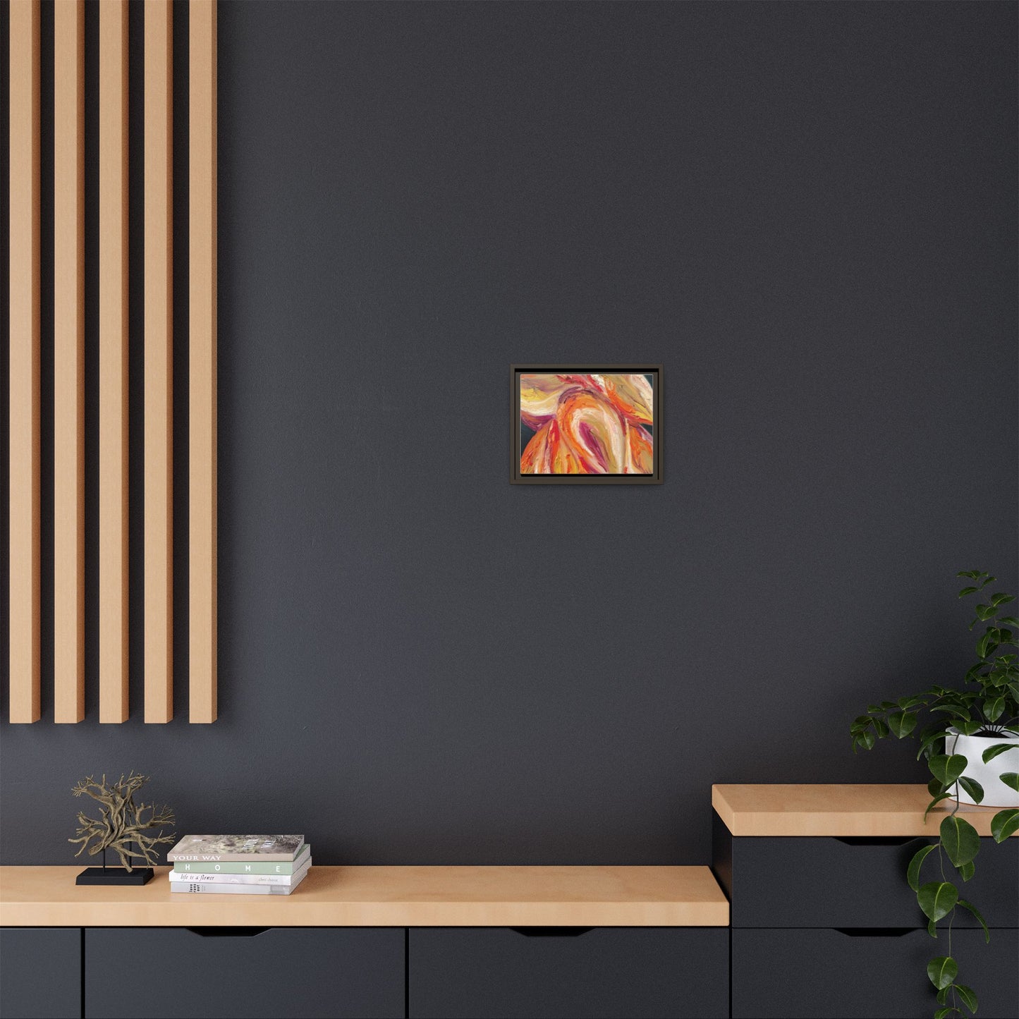 Dramatic Awakening Framed Canvas Art