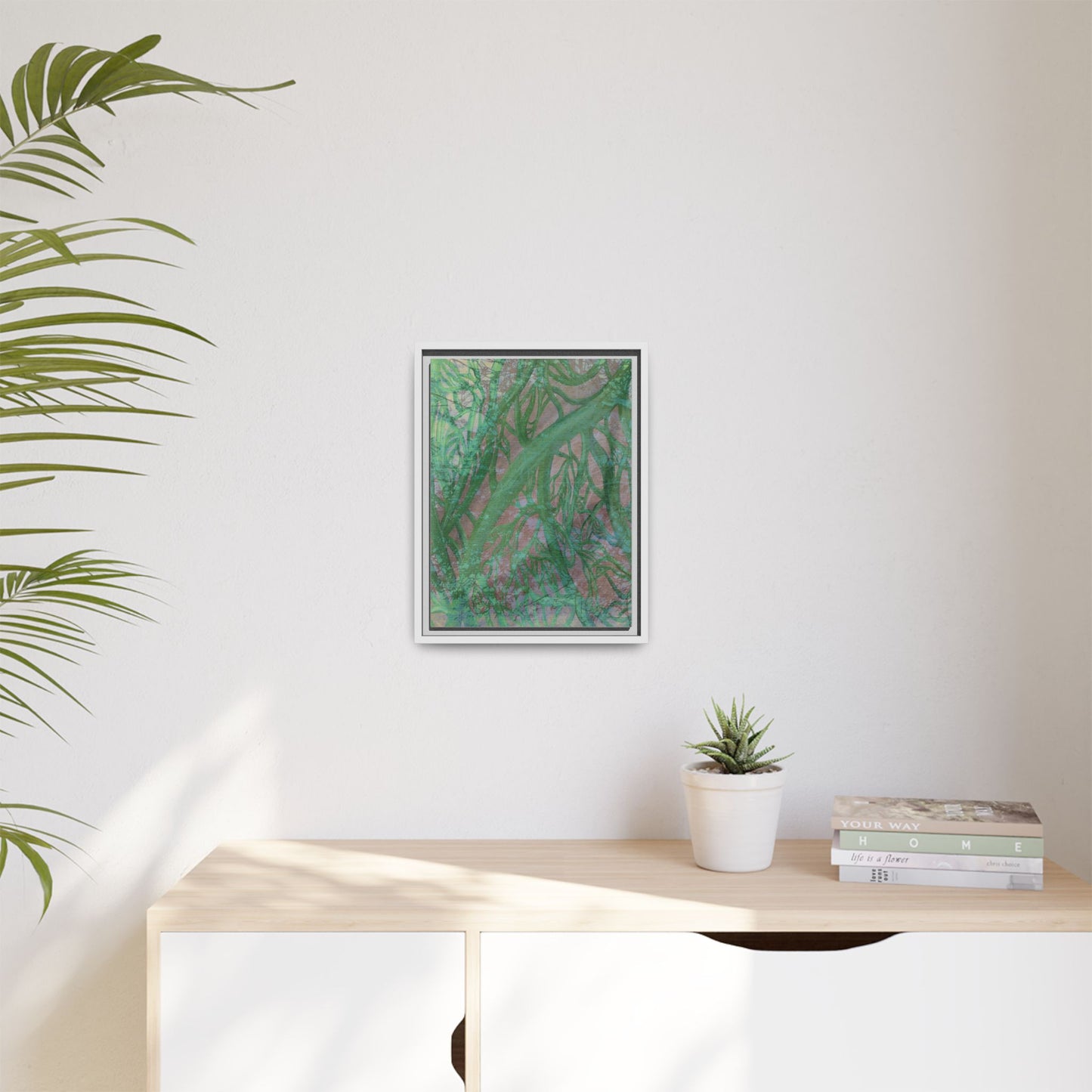 Inner Depths Framed Canvas Art