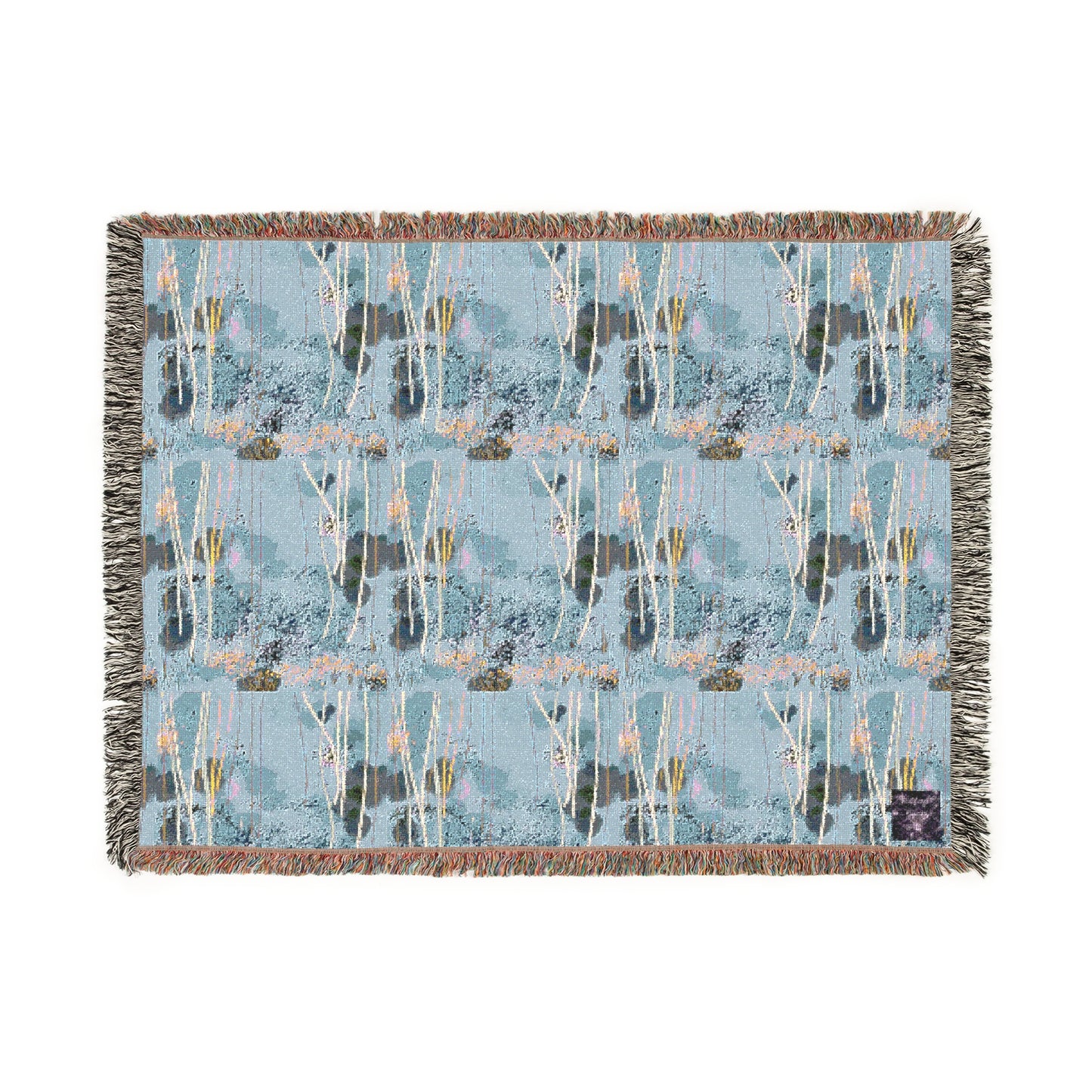 'Bluebell' by Julie Fejer 100% Cotton Cozy Blanket
