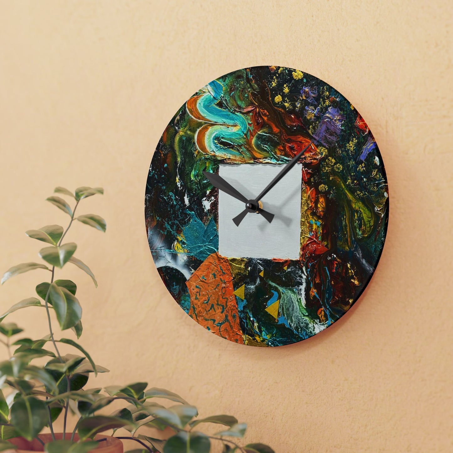 Headspace by James Sherwood Wall Clock