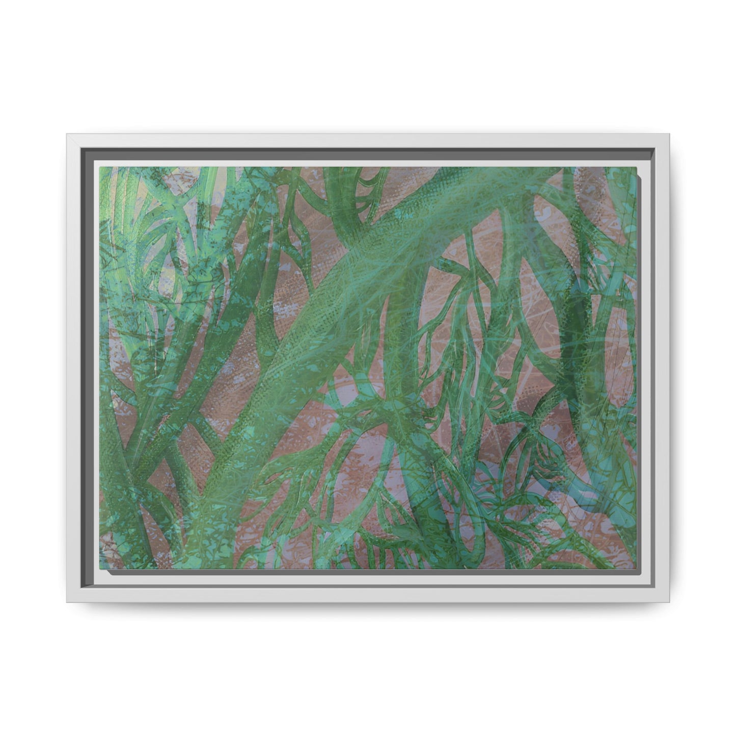 Inner Depths Framed Canvas Art
