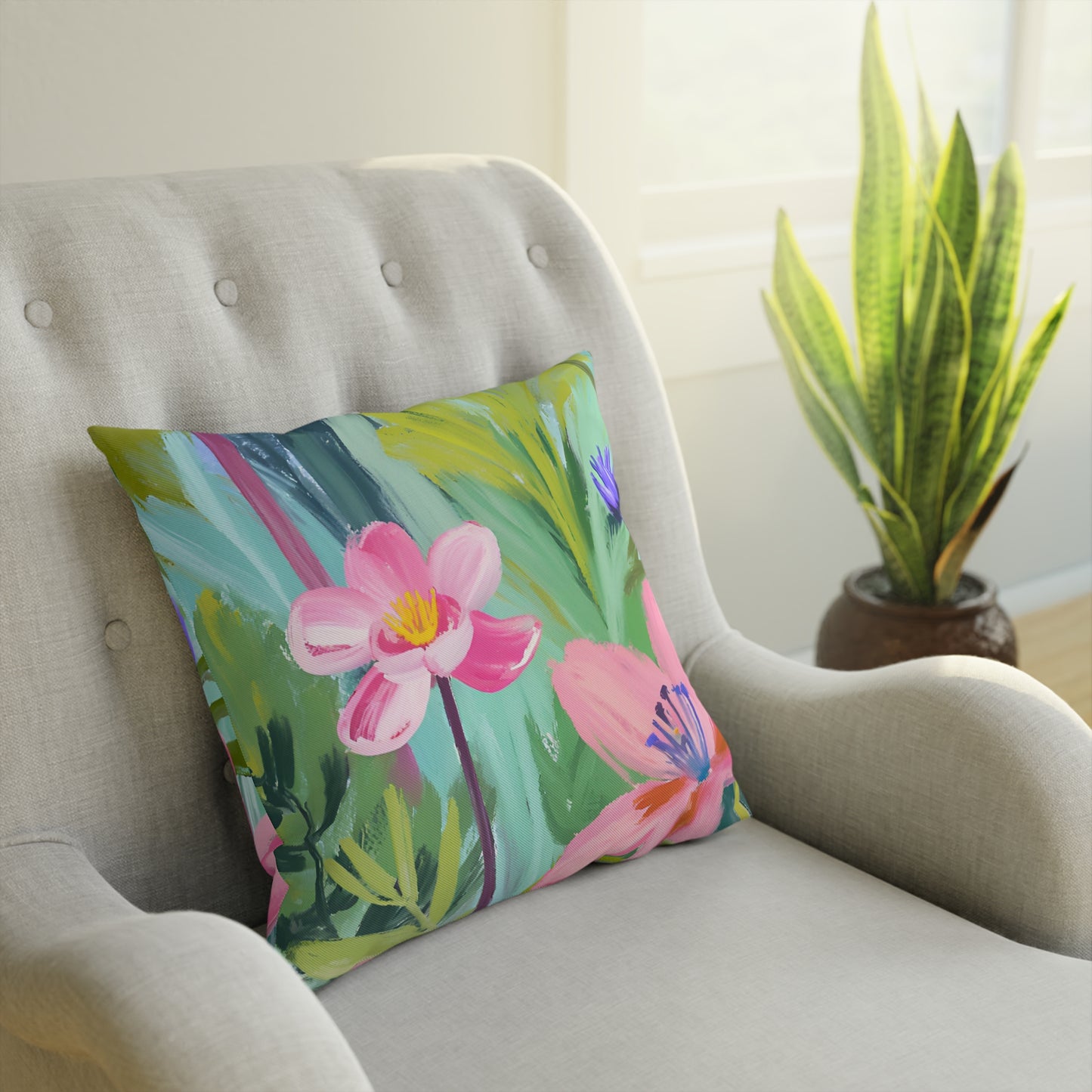Flowers Eco-Friendly Pillow