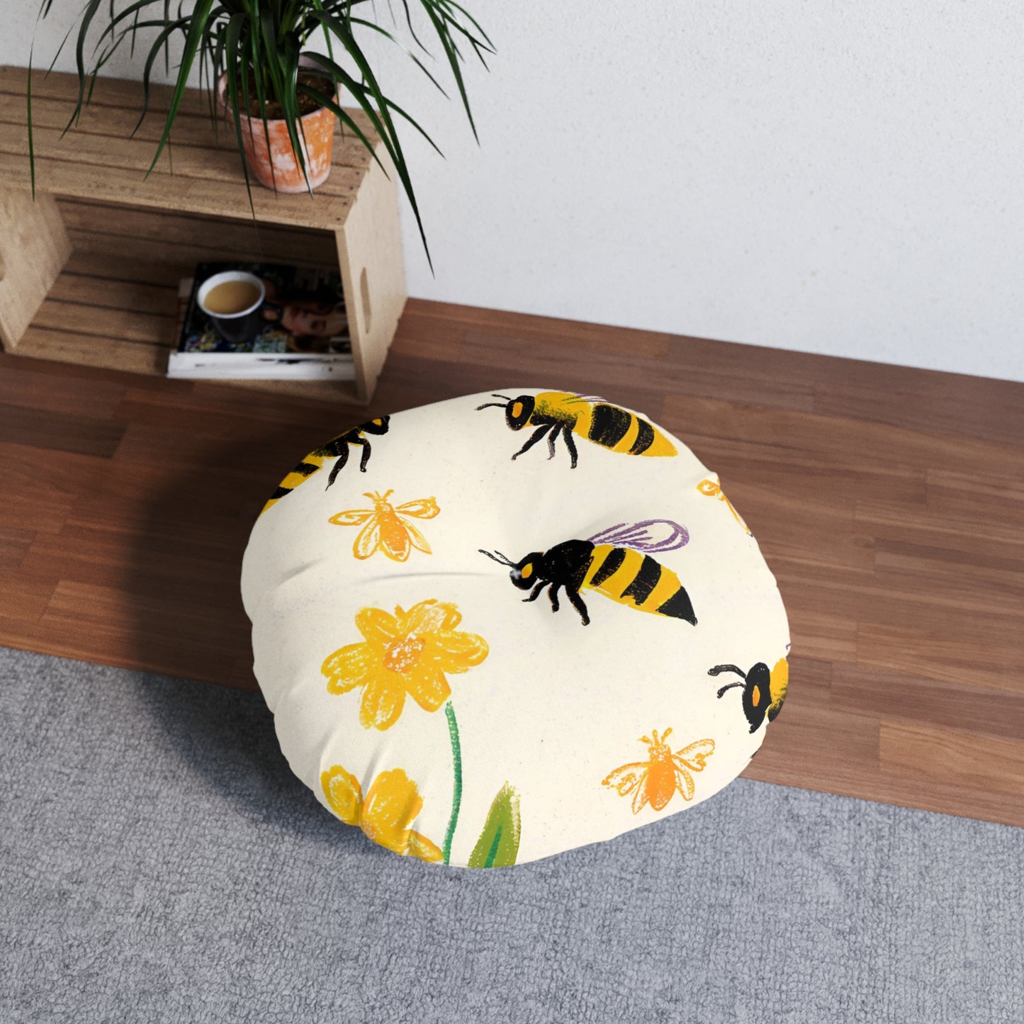 Buzzy Tufted Floor Pillow