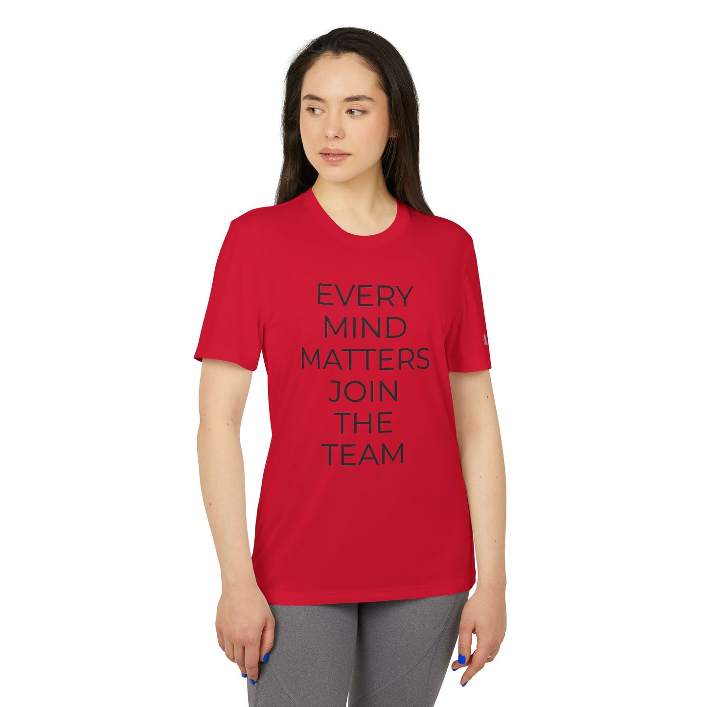 Adidas x Neurodivergent Synergy Unisex Sport T-Shirt EVERY MIND MATTERS JOIN THE TEAM