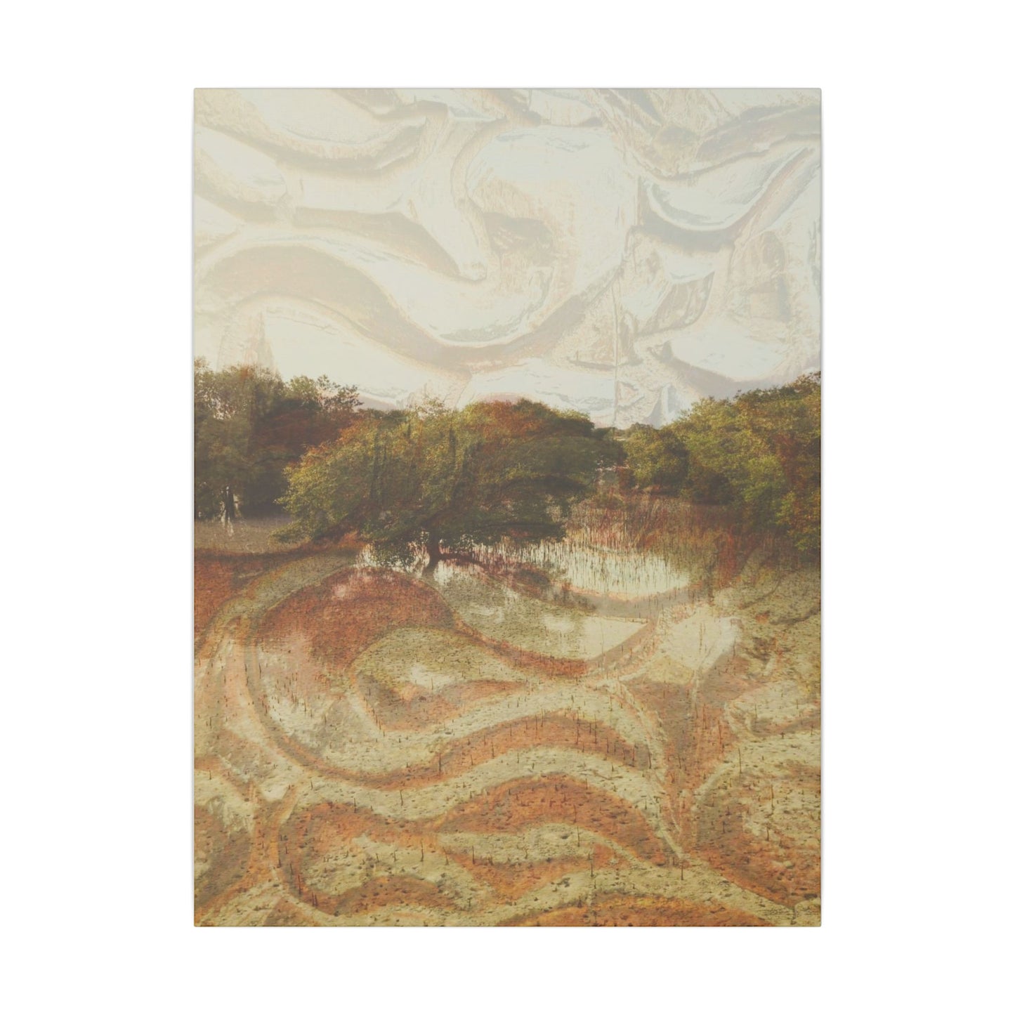 Serene Mangroves Canvas