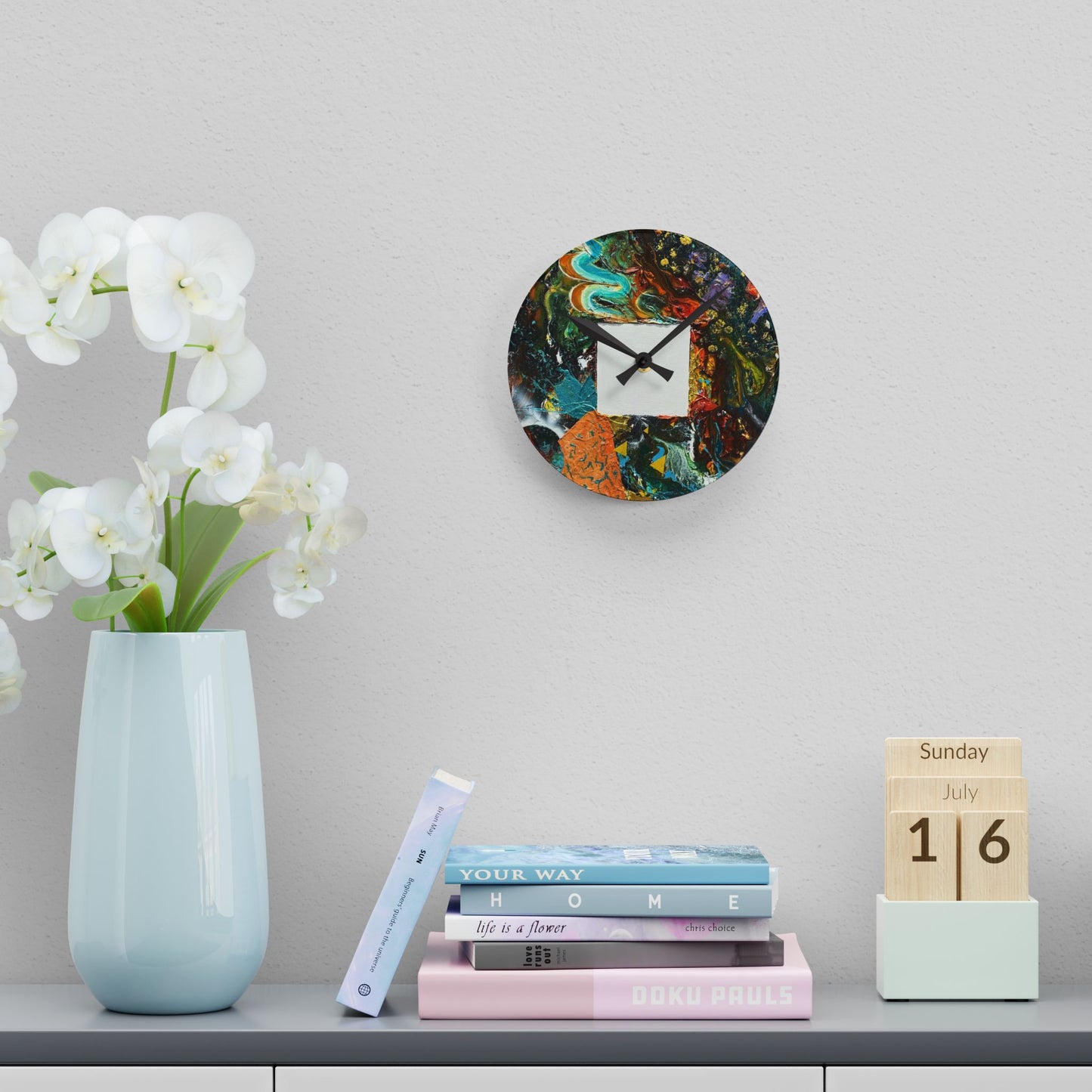 Headspace by James Sherwood Wall Clock