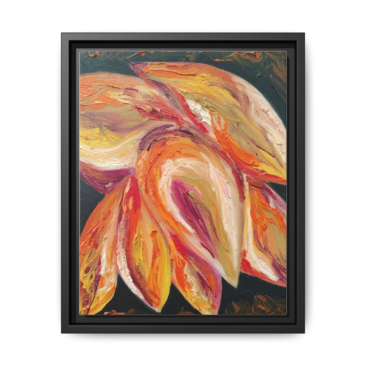 Dramatic Awakening Framed Canvas Art