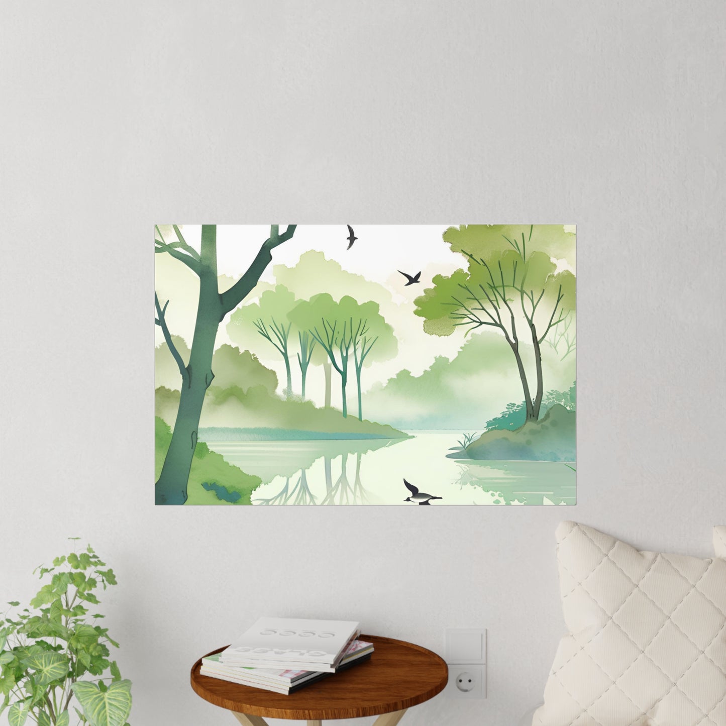 Tree Lake Wall Decals