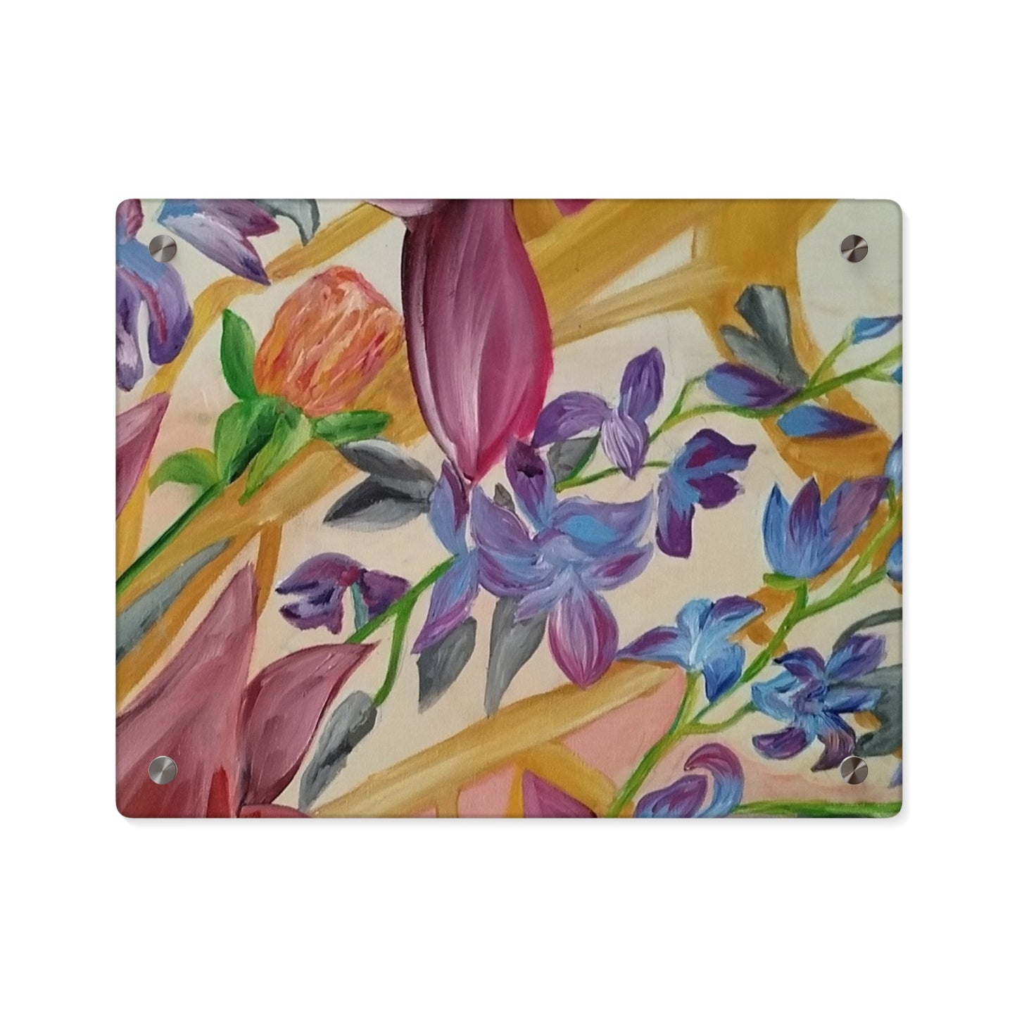 'A Dream of Flowers' Acrylic Wall Art Panels