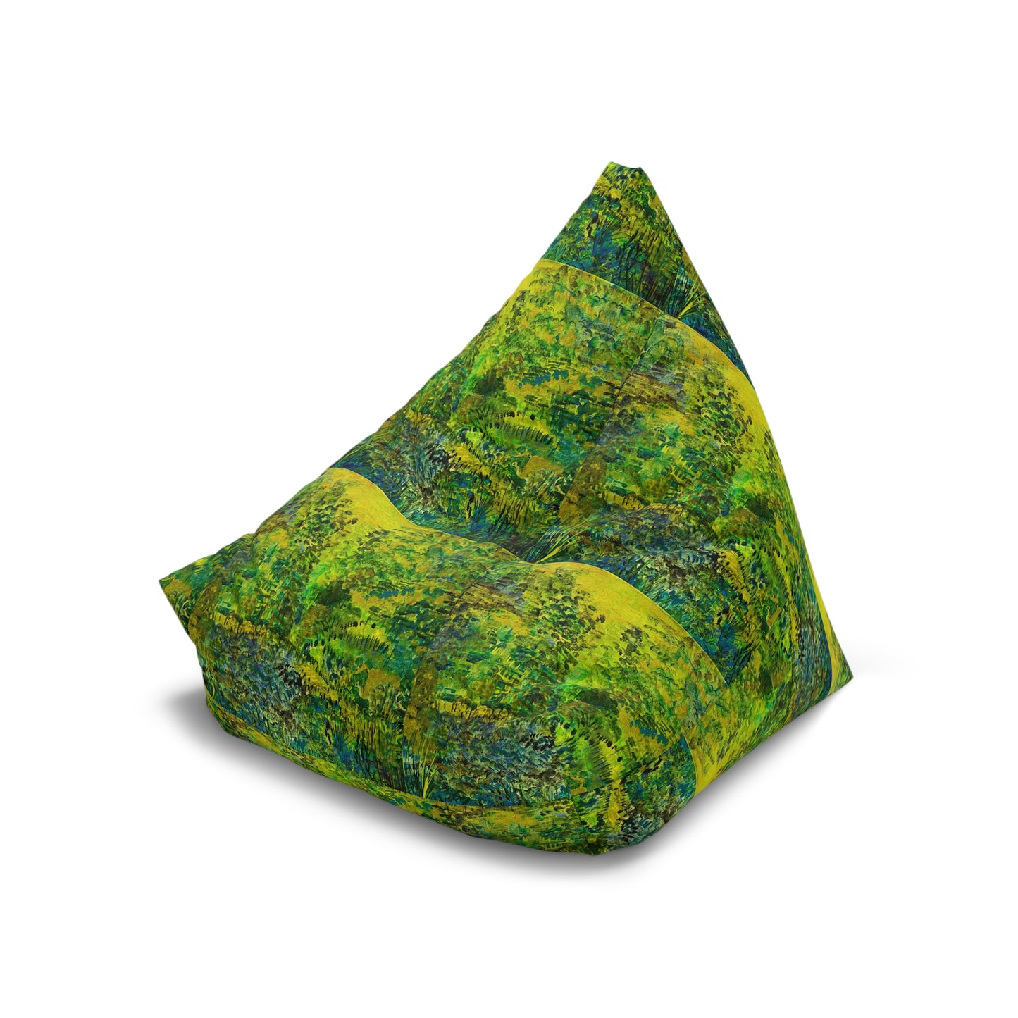 'Greens' by Julie Fejer Bean Bag Chair Cover