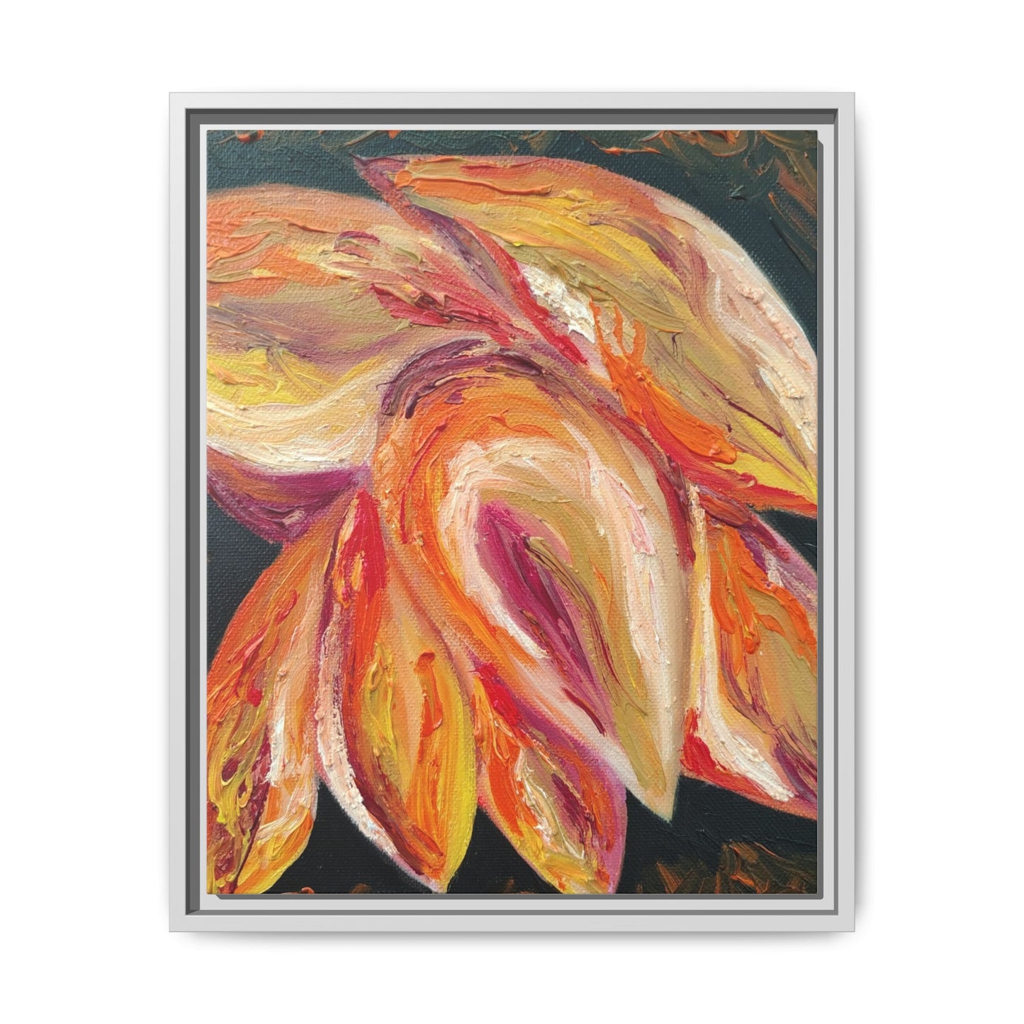 Dramatic Awakening Framed Canvas Art