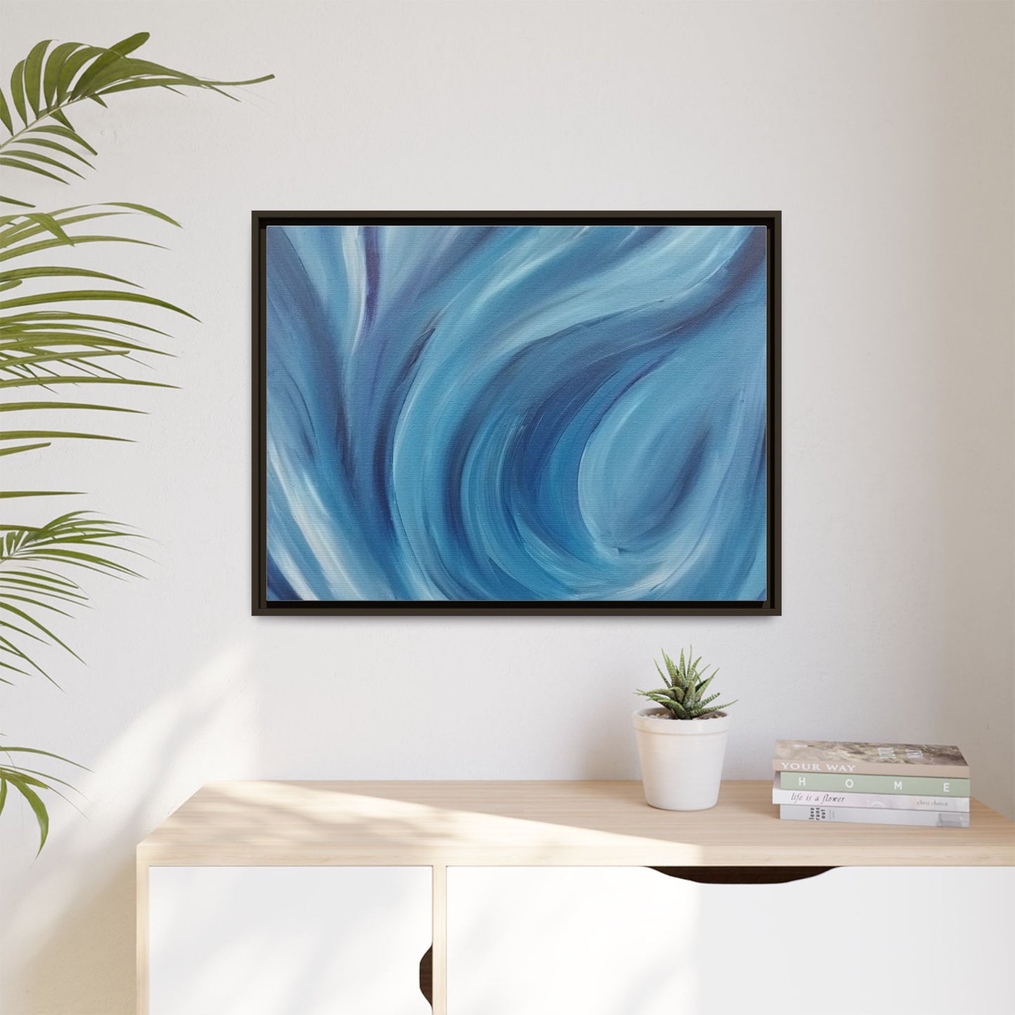 Intrinsic Reflection Framed Canvas Art