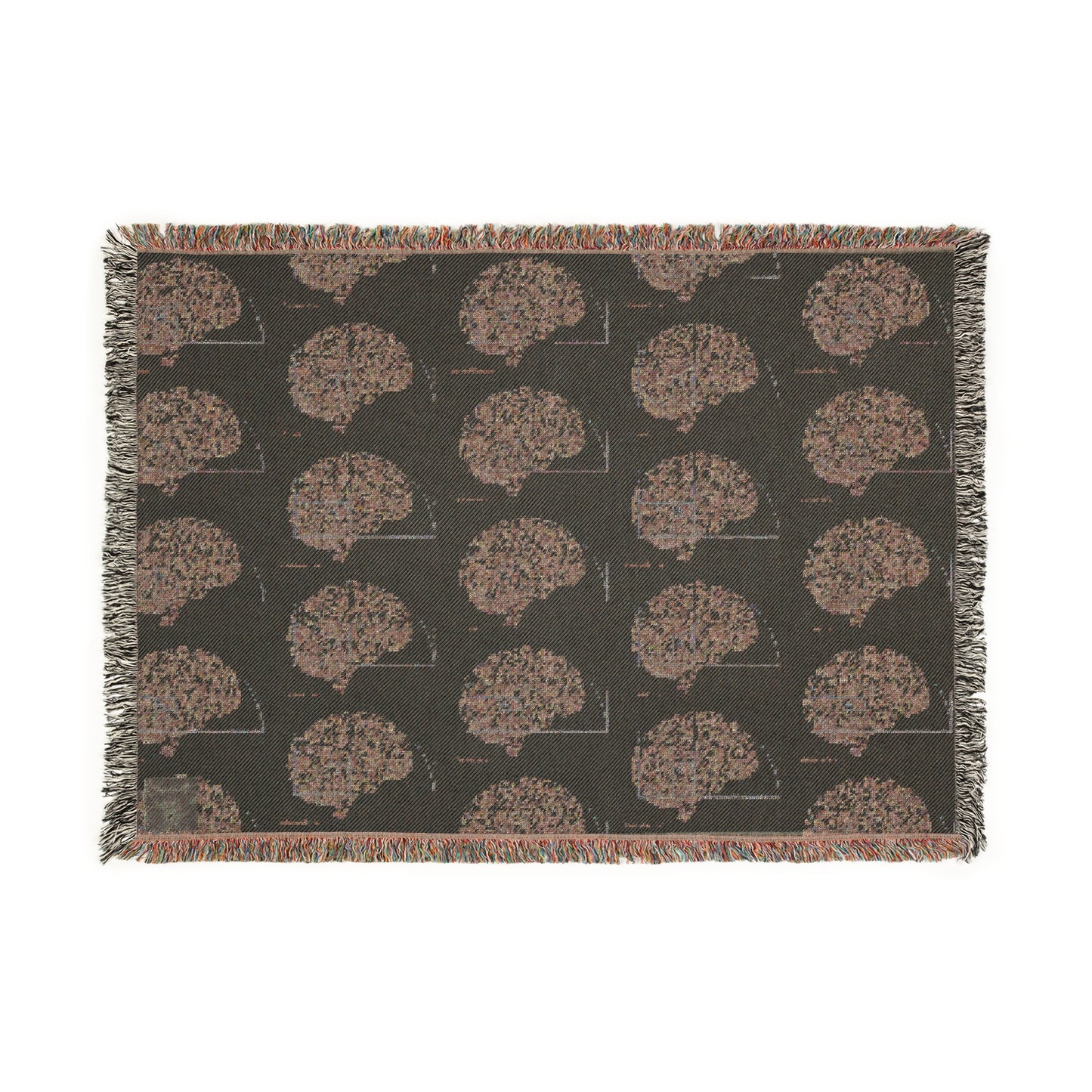 'Beautiful Mind' by Nagihan Seymour 100% Cotton Cozy Blanket