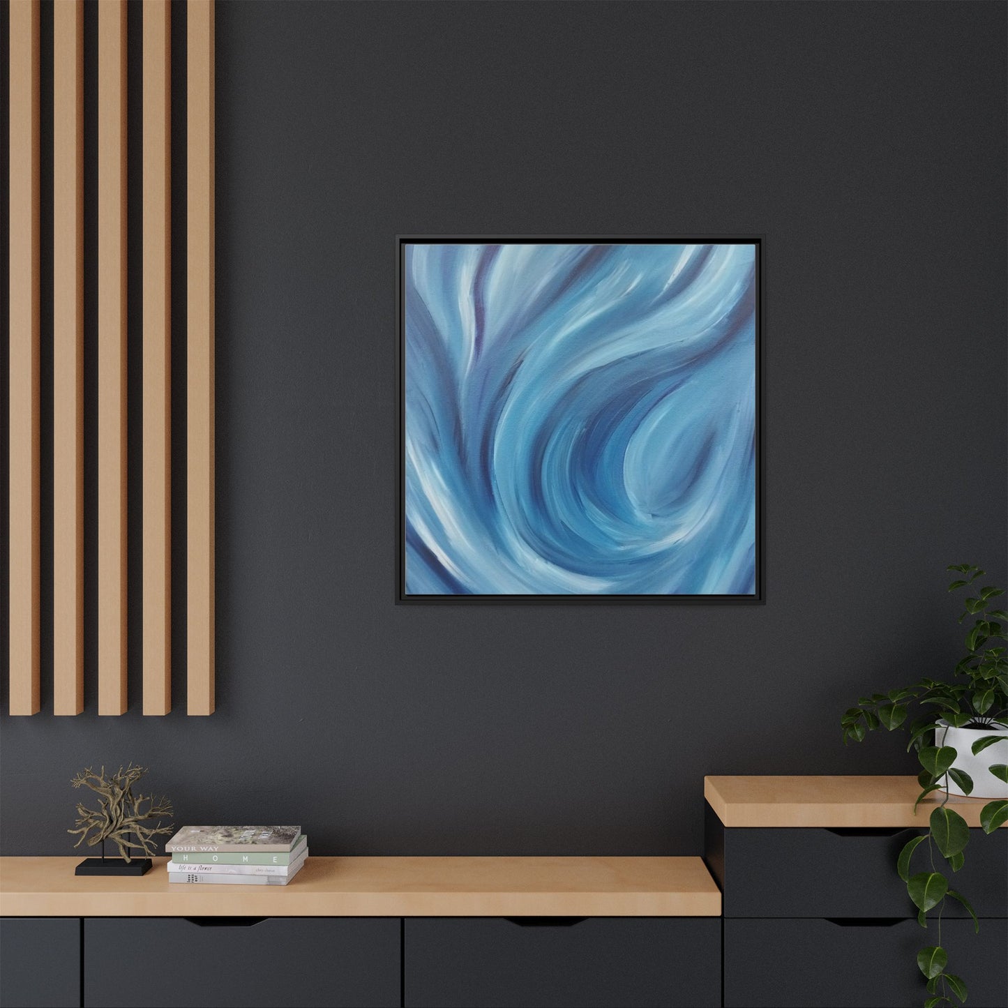 Intrinsic Reflection Framed Canvas Art