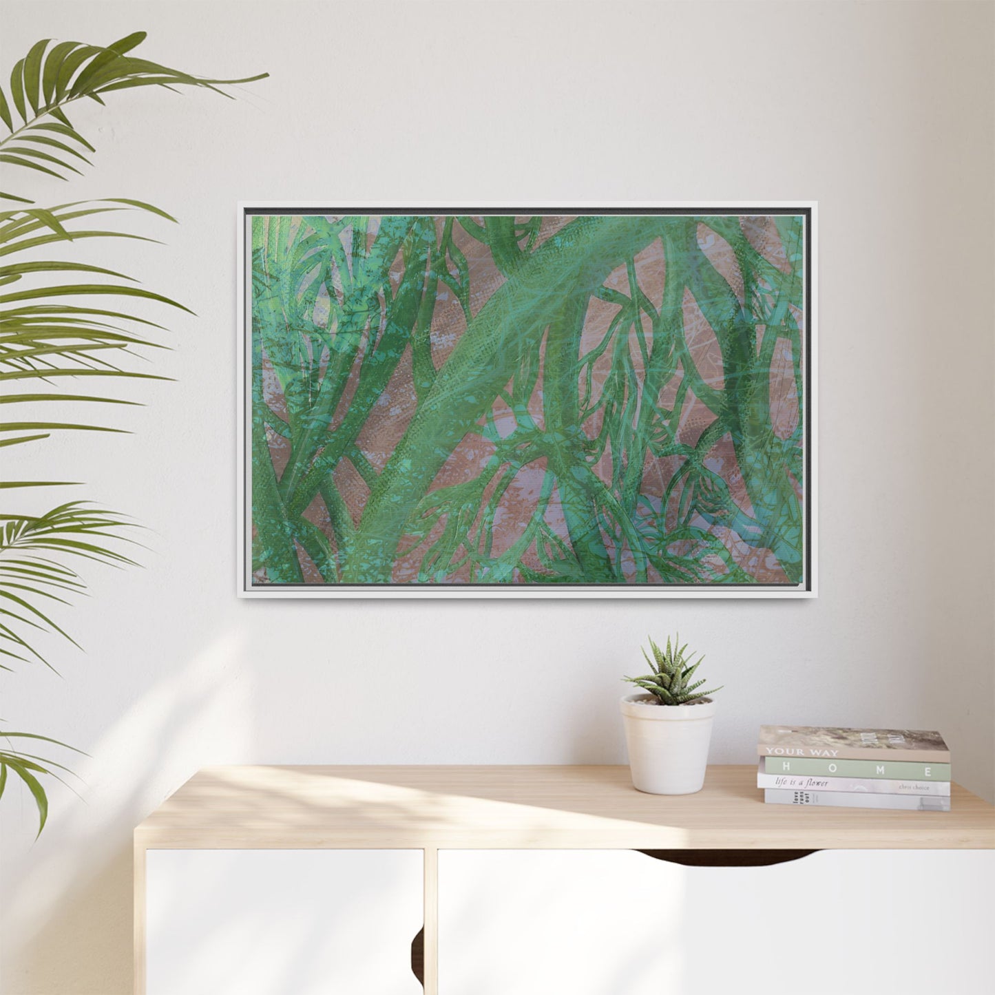 Inner Depths Framed Canvas Art