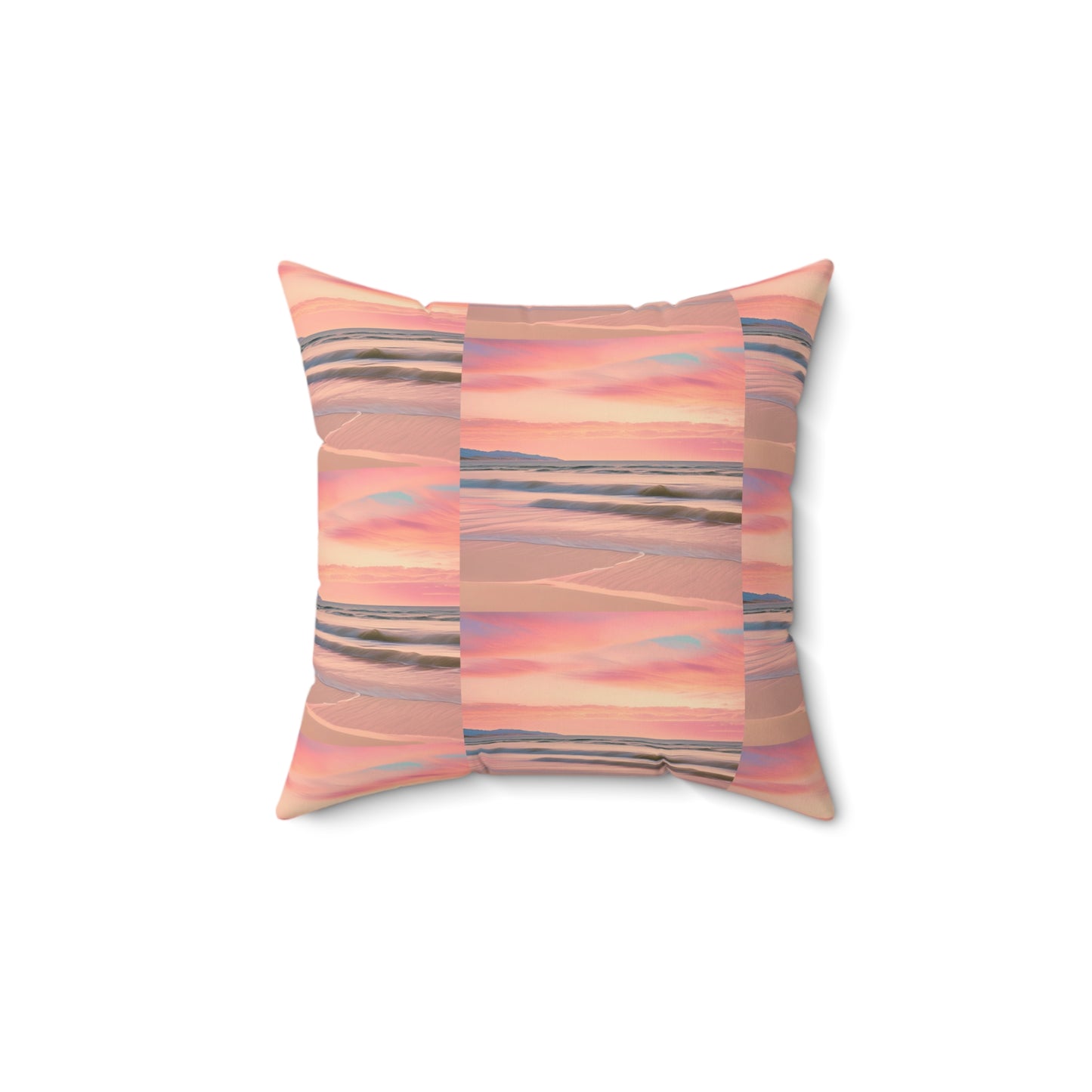 Horizon Faux Suede Square Pillow